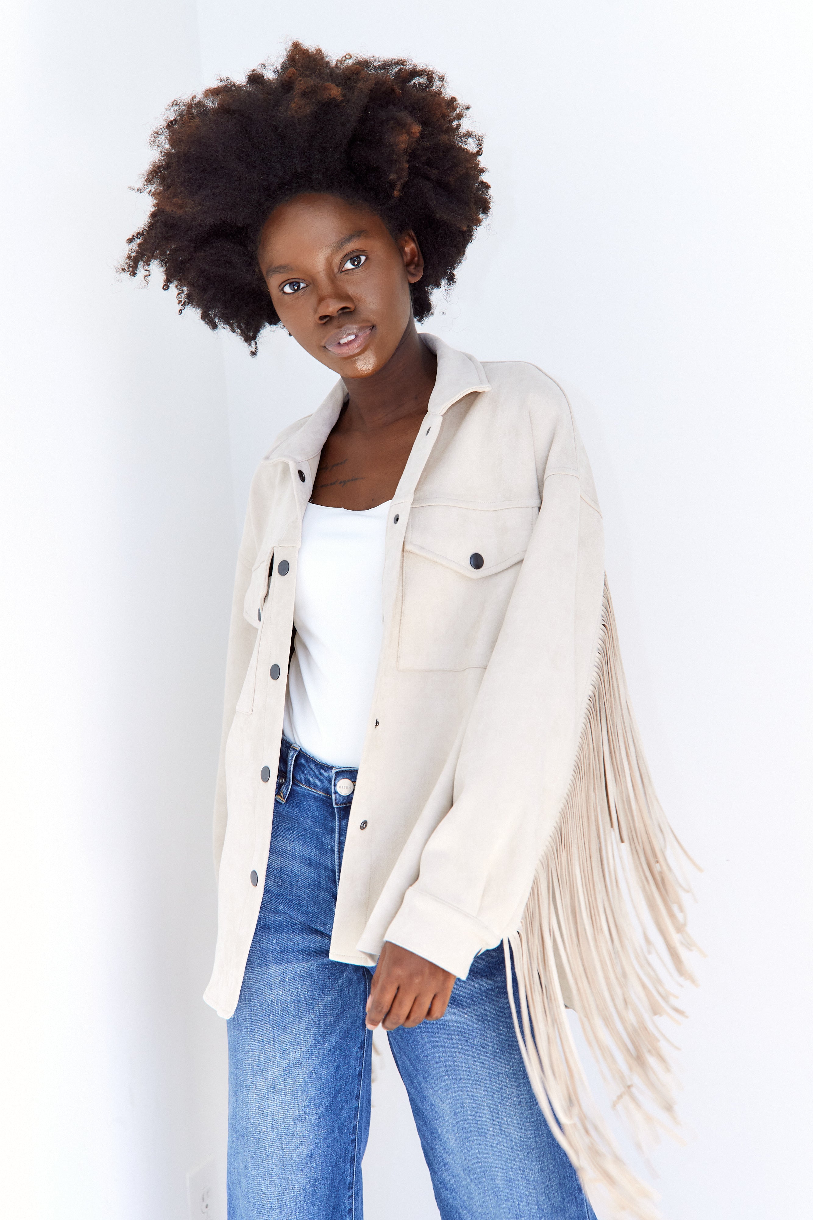 Rachelle Fringe Jacket - fab'rik
