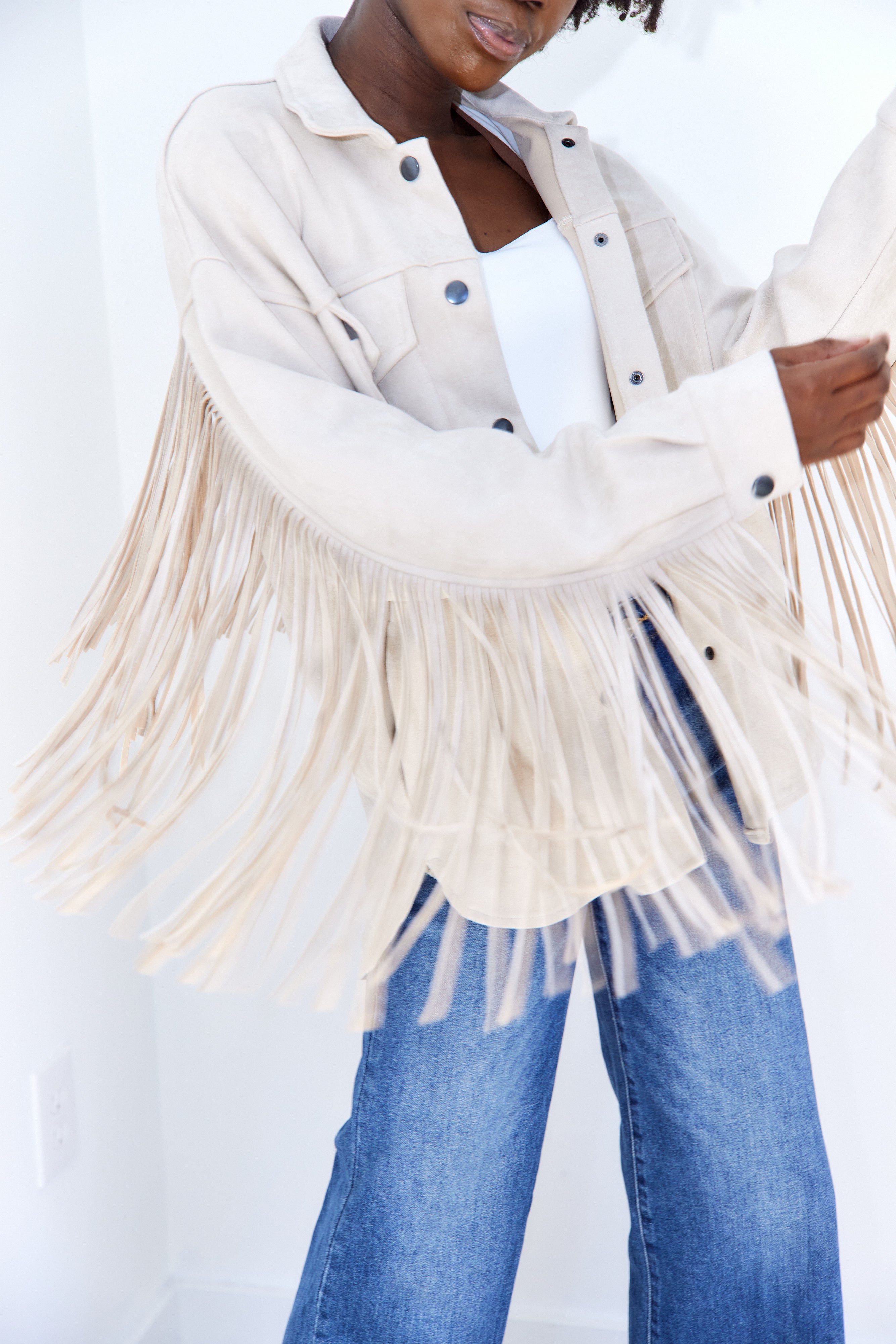 Rachelle Fringe Jacket - fab'rik