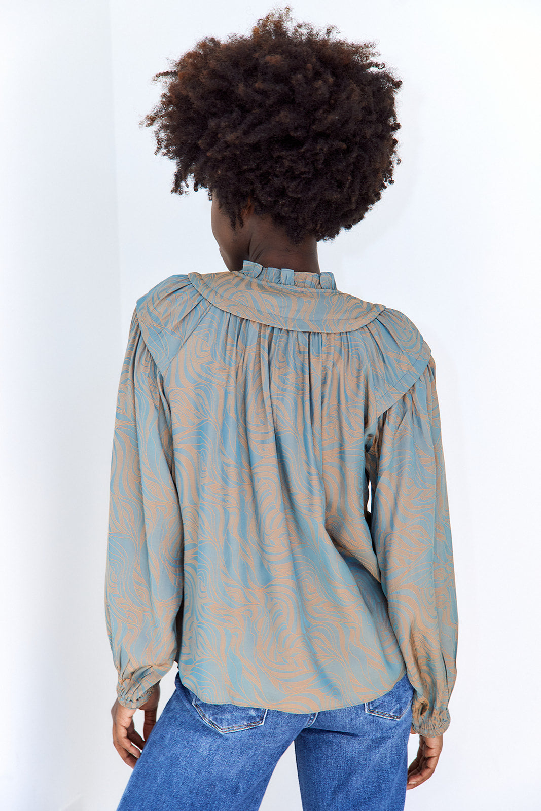 Gigi Printed Blouse - fab'rik