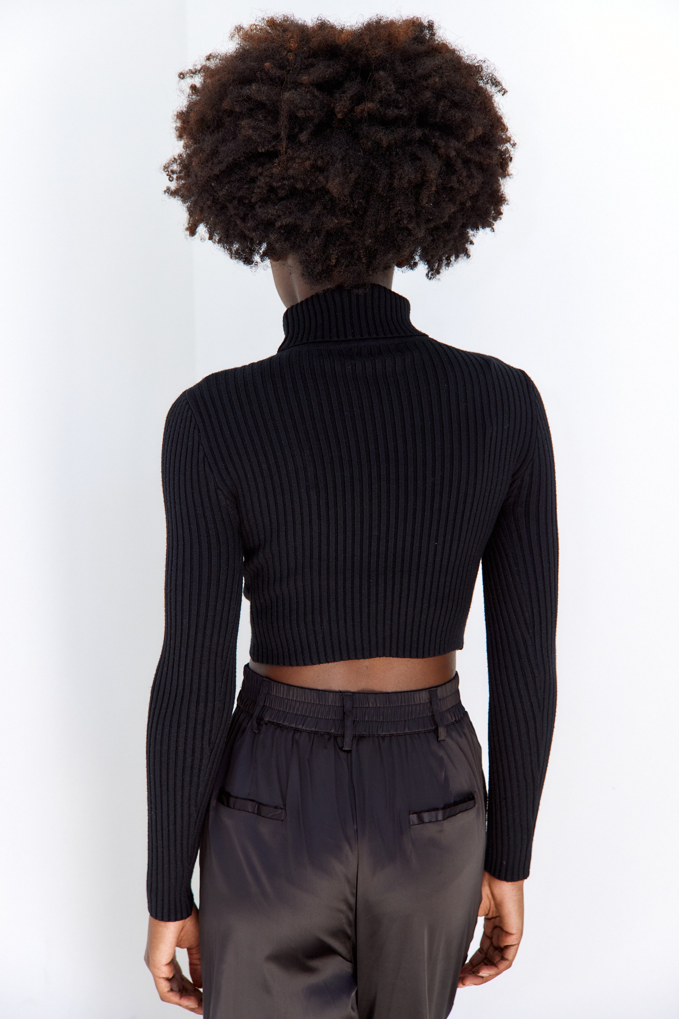 Renner Rib Knit Turtleneck Sweater - fab'rik