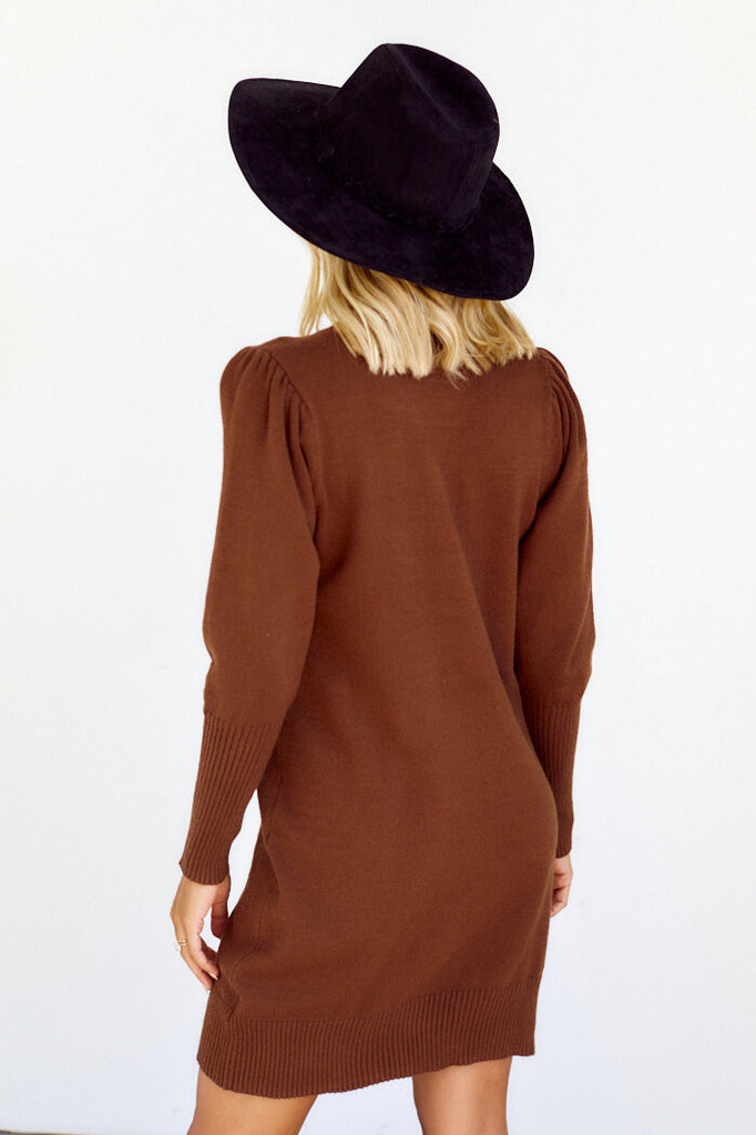 Ridley Puff Sleeve Dress - fab'rik