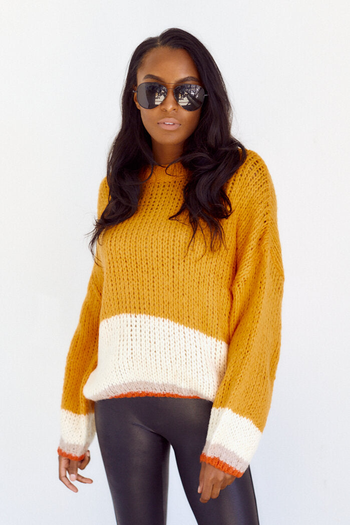 SALE - Yara Striped Sweater - fab'rik