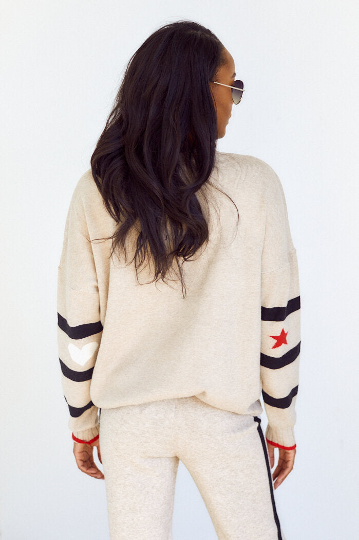 SALE - Alva Stripe Sweater - fab'rik