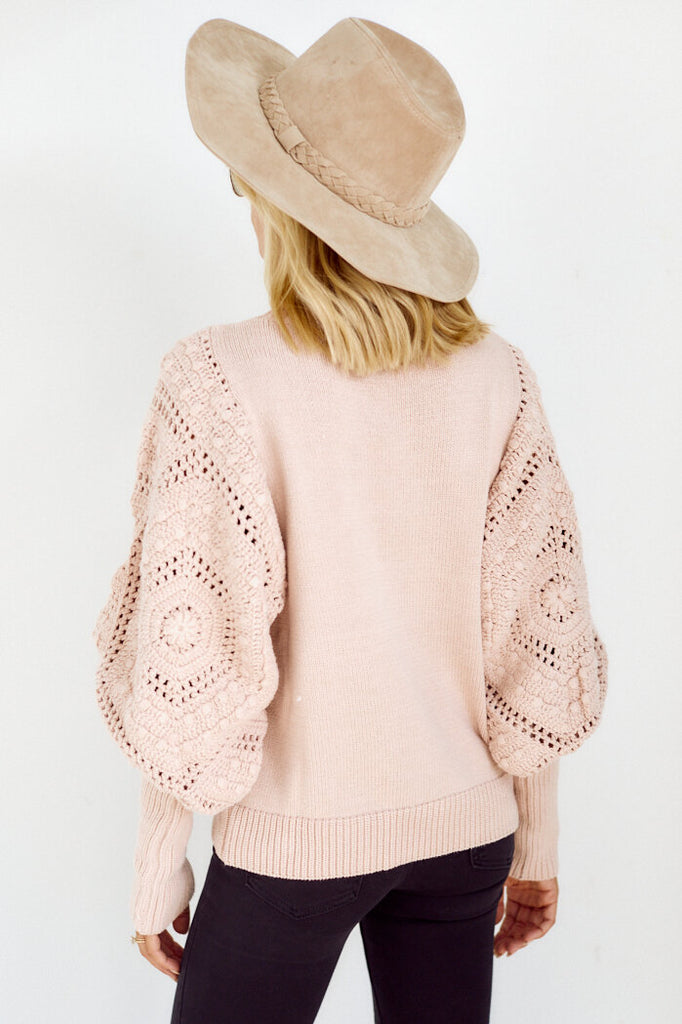SALE - Marjie Puff Sleeve Sweater - fab'rik