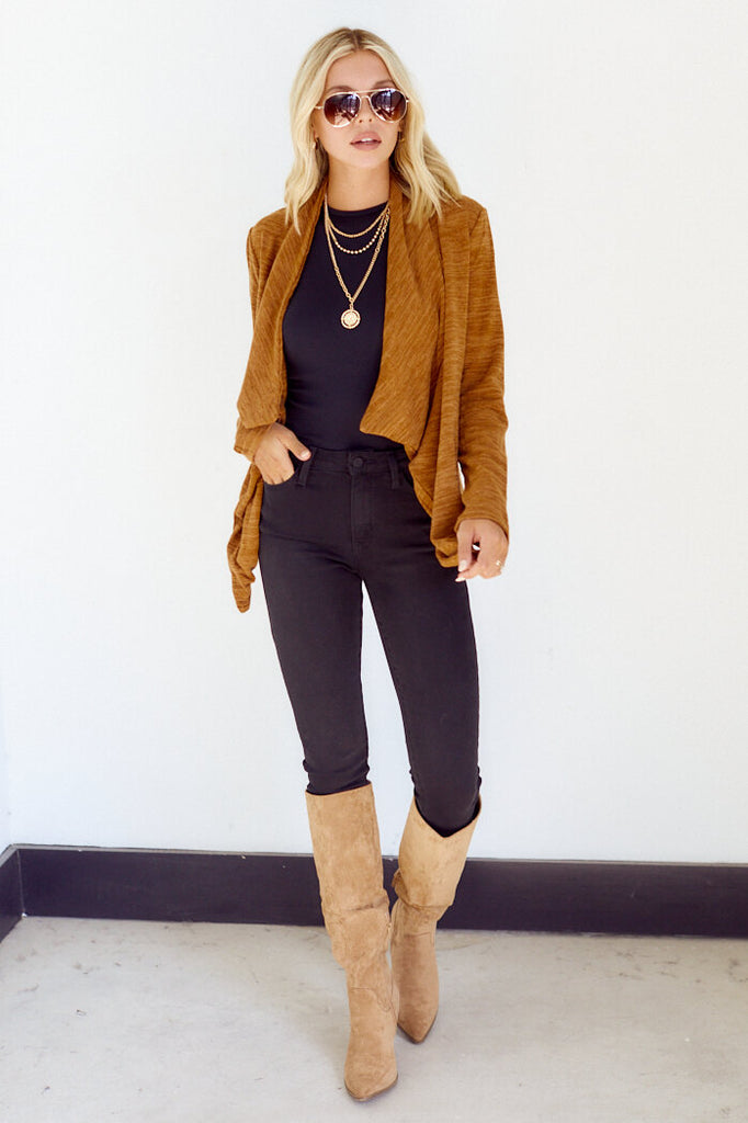 Colette Draped Cardigan - fab'rik