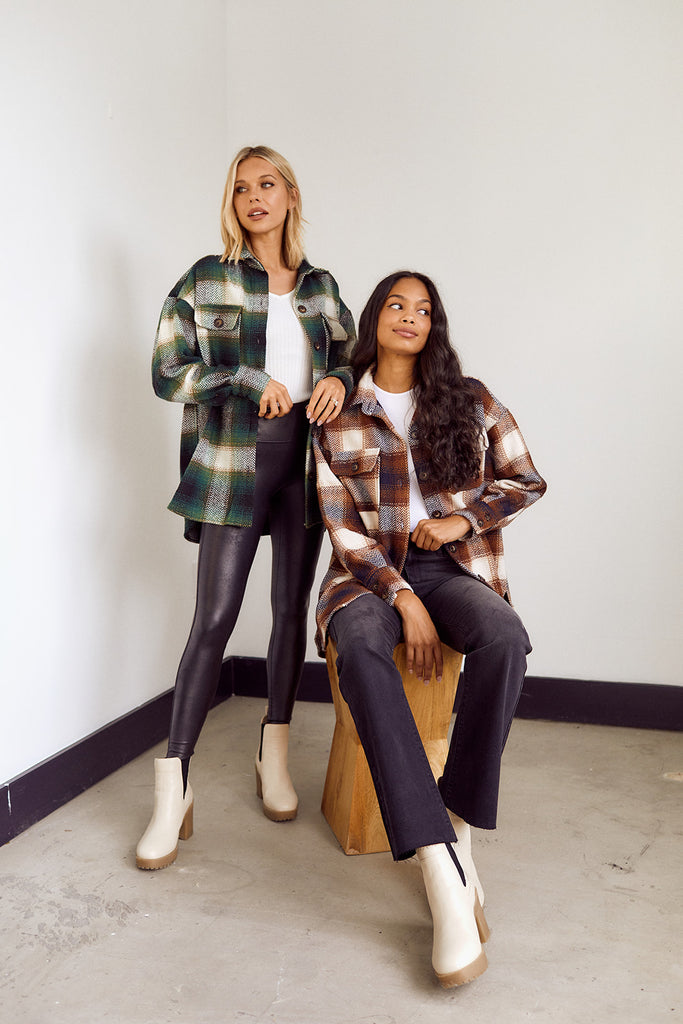SALE -  Bari Plaid Jacket - fab'rik
