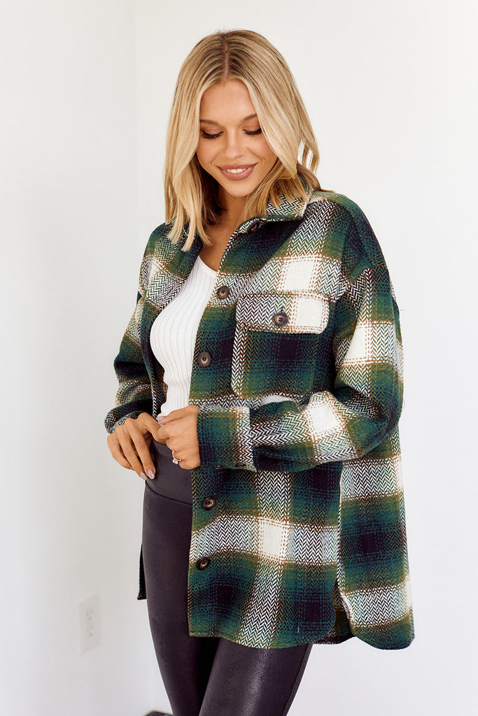 SALE -  Bari Plaid Jacket - fab'rik