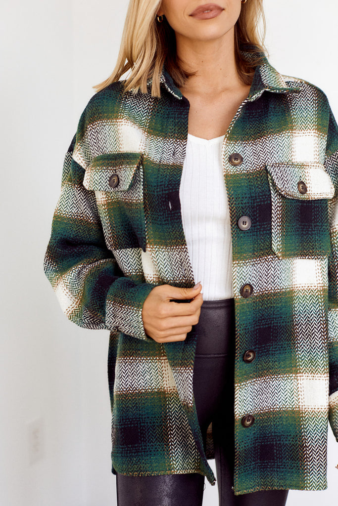 SALE -  Bari Plaid Jacket - fab'rik