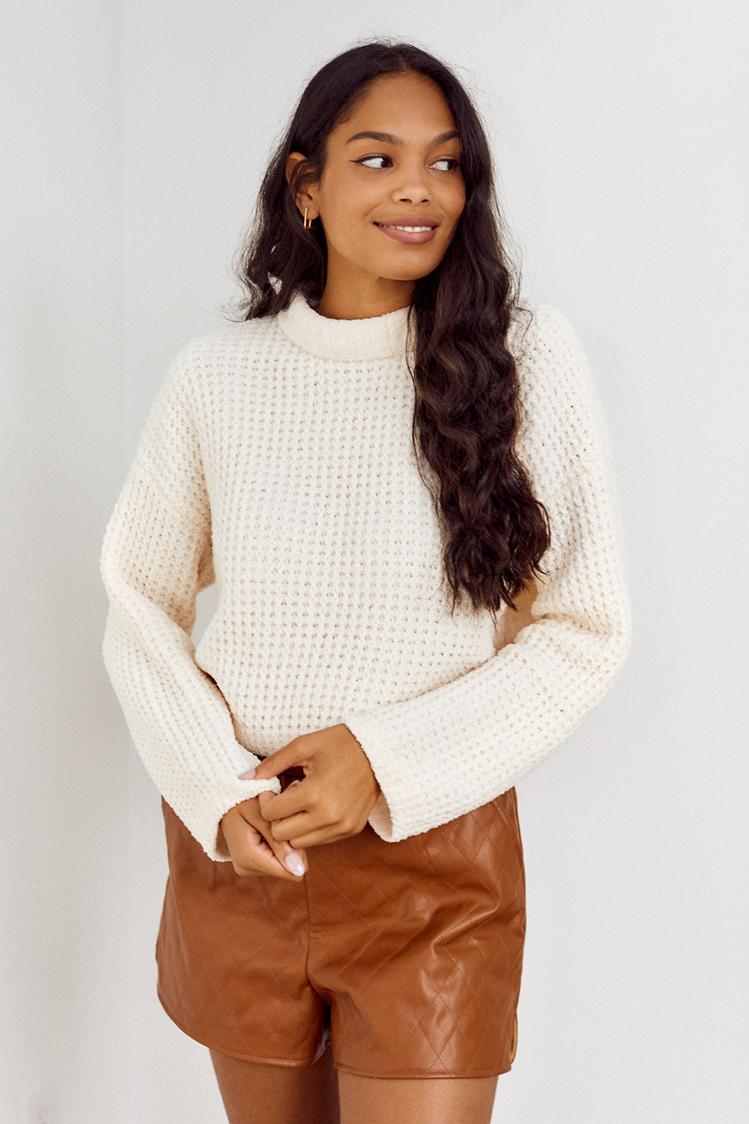 SALE - Canton Ribbed Detail Sweater - fab'rik
