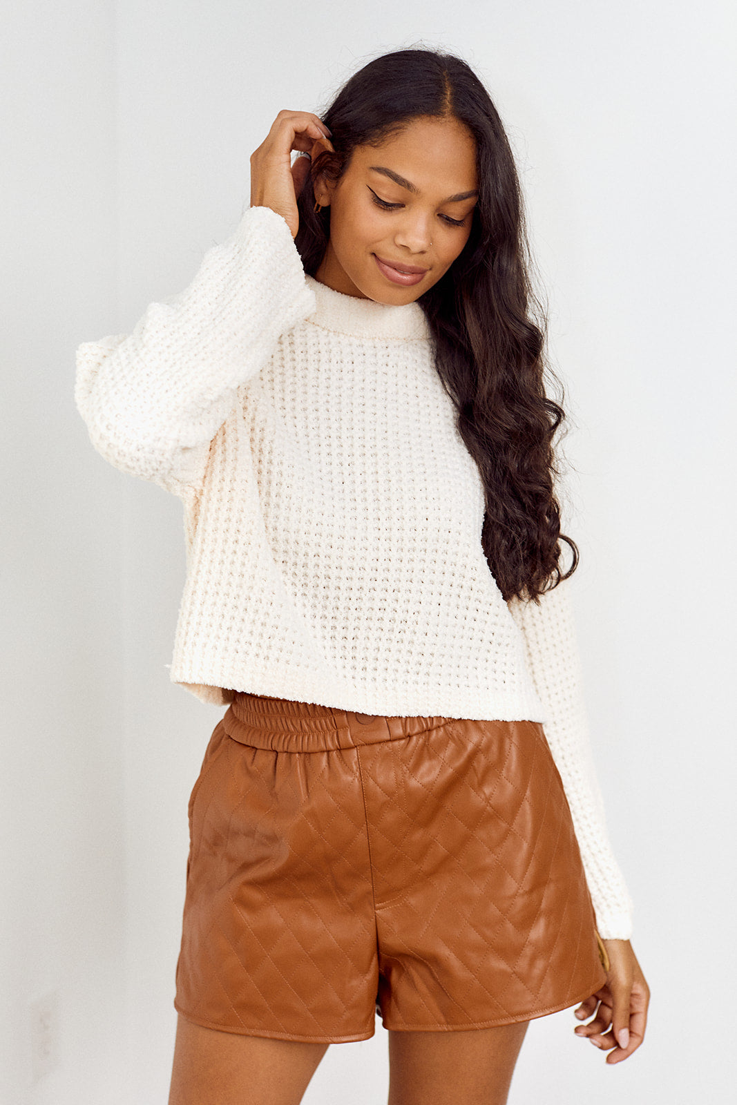 SALE - Canton Ribbed Detail Sweater - fab'rik