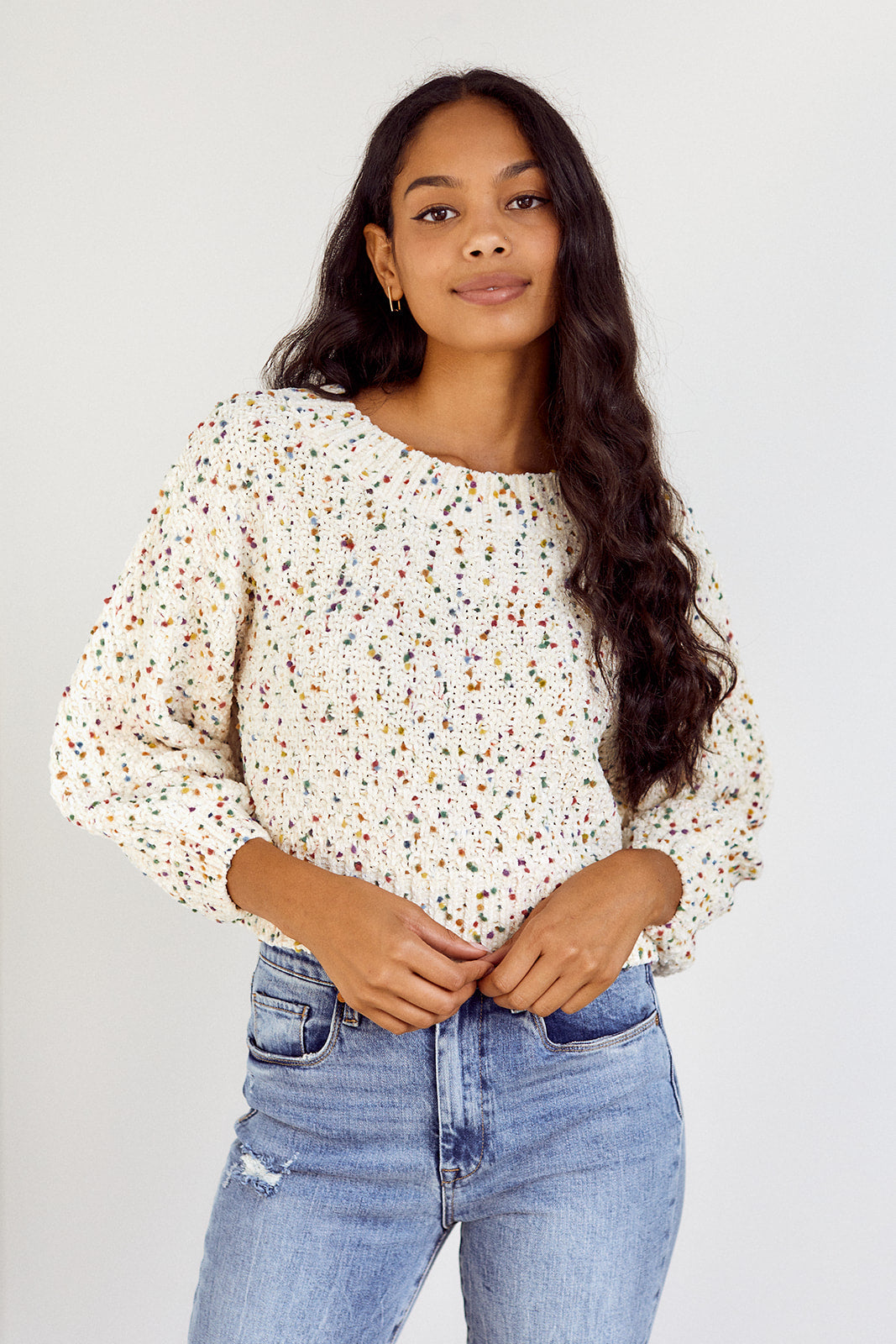SALE - Oso Polka Dot Sweater - fab'rik