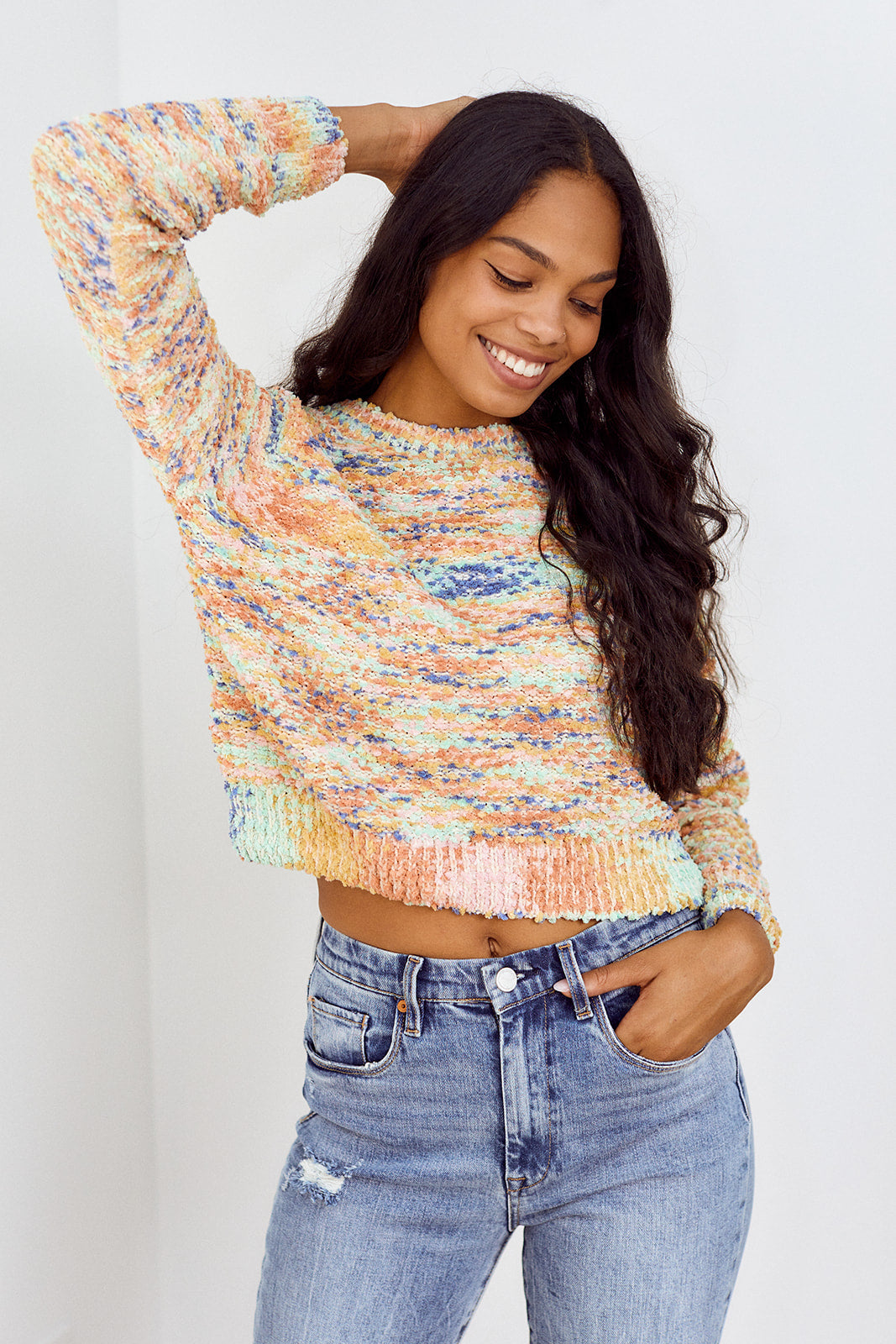SALE - Morales Multi Color Sweater - fab'rik