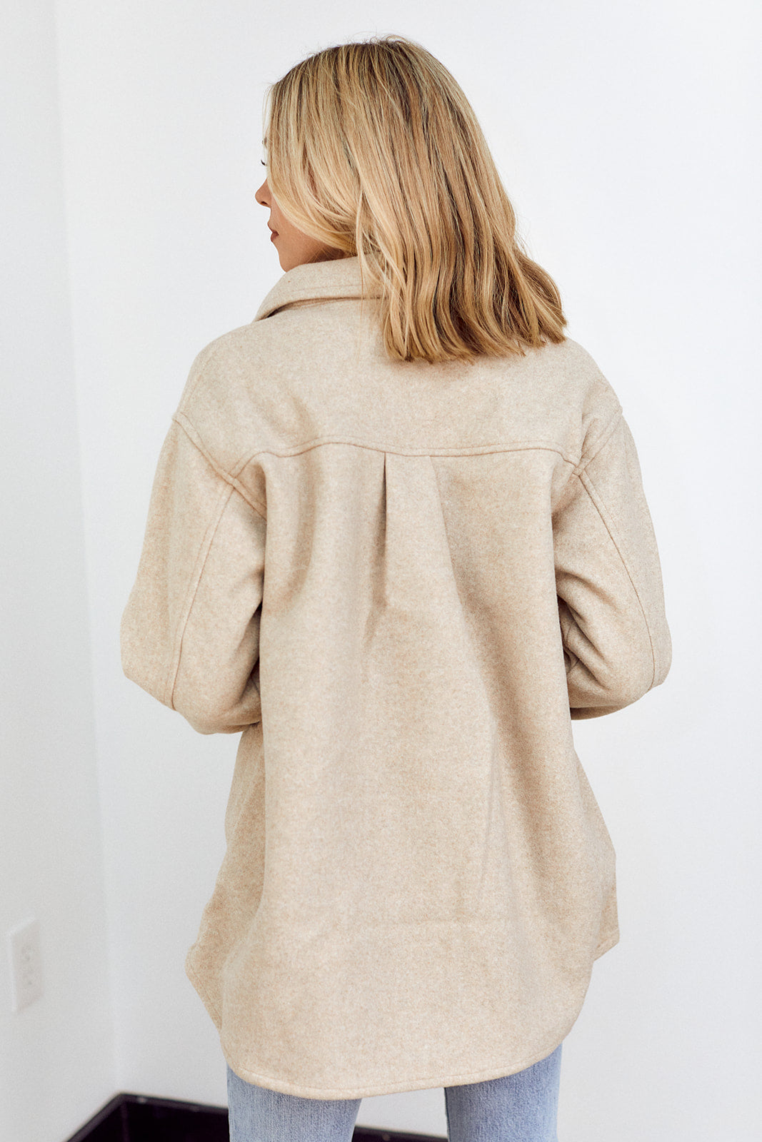SALE - Lonnie Oversized Button Down Jacket - fab'rik