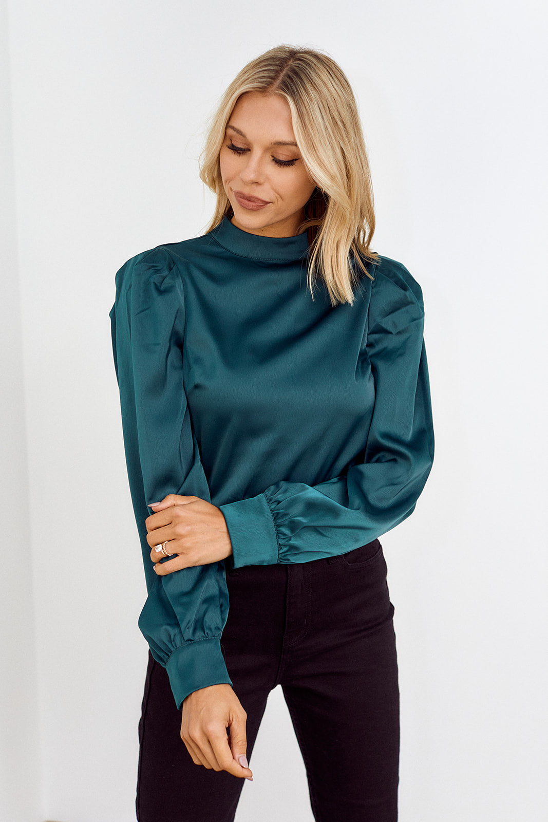 Prisha Open Back Long Sleeve Top - fab'rik