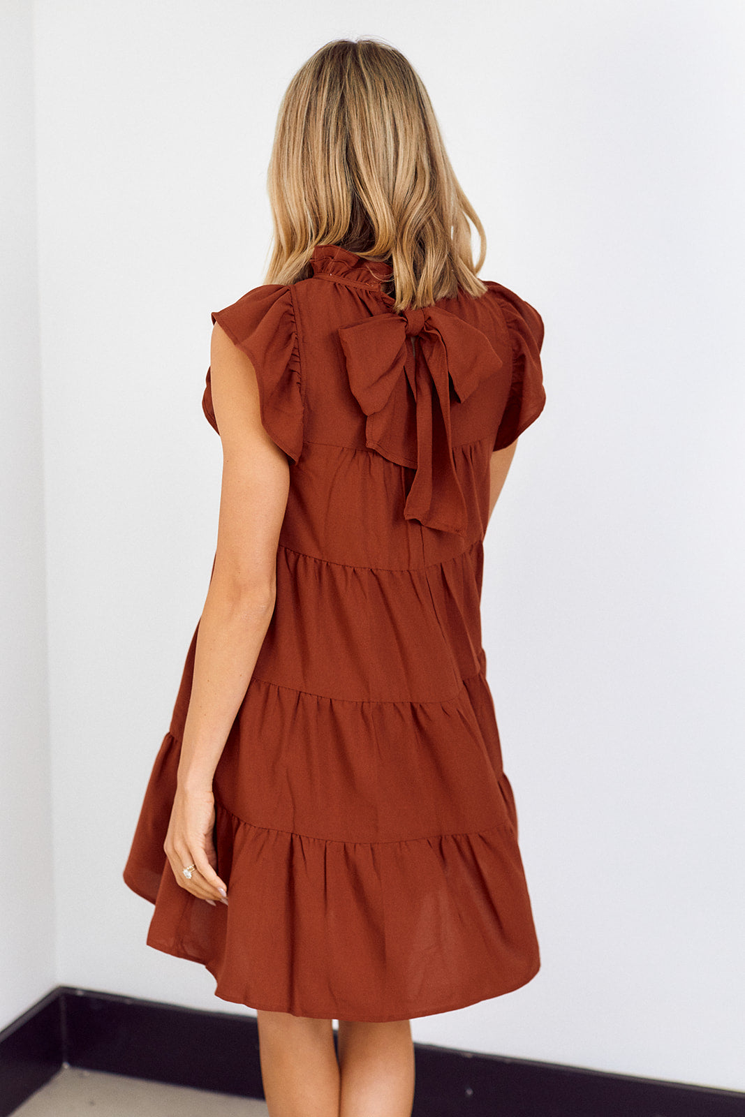 SALE - Charley Ruffled Tiered Mini Dress - fab'rik