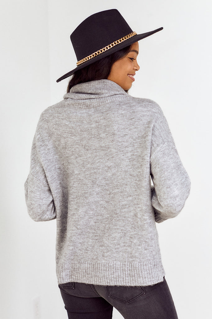 SALE - Vannoy Cowl Neck Sweater - fab'rik