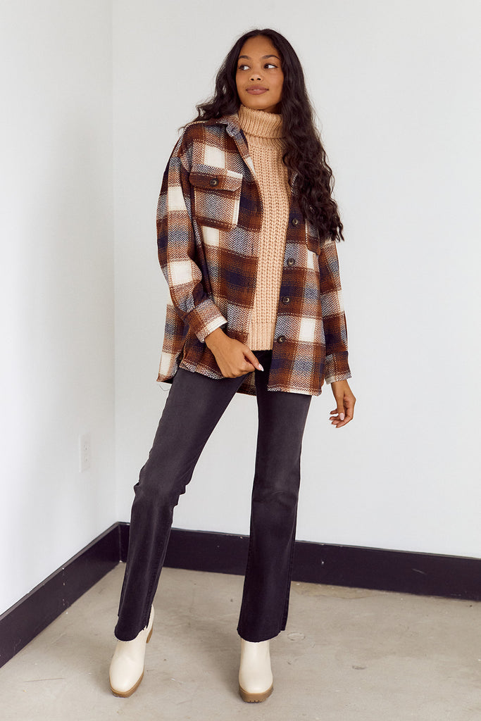 SALE -  Bari Plaid Jacket - fab'rik