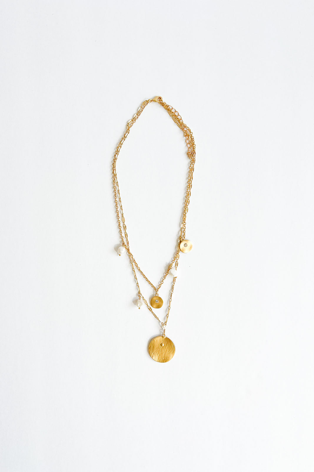 Nova Layered Medalion Necklace - fab'rik