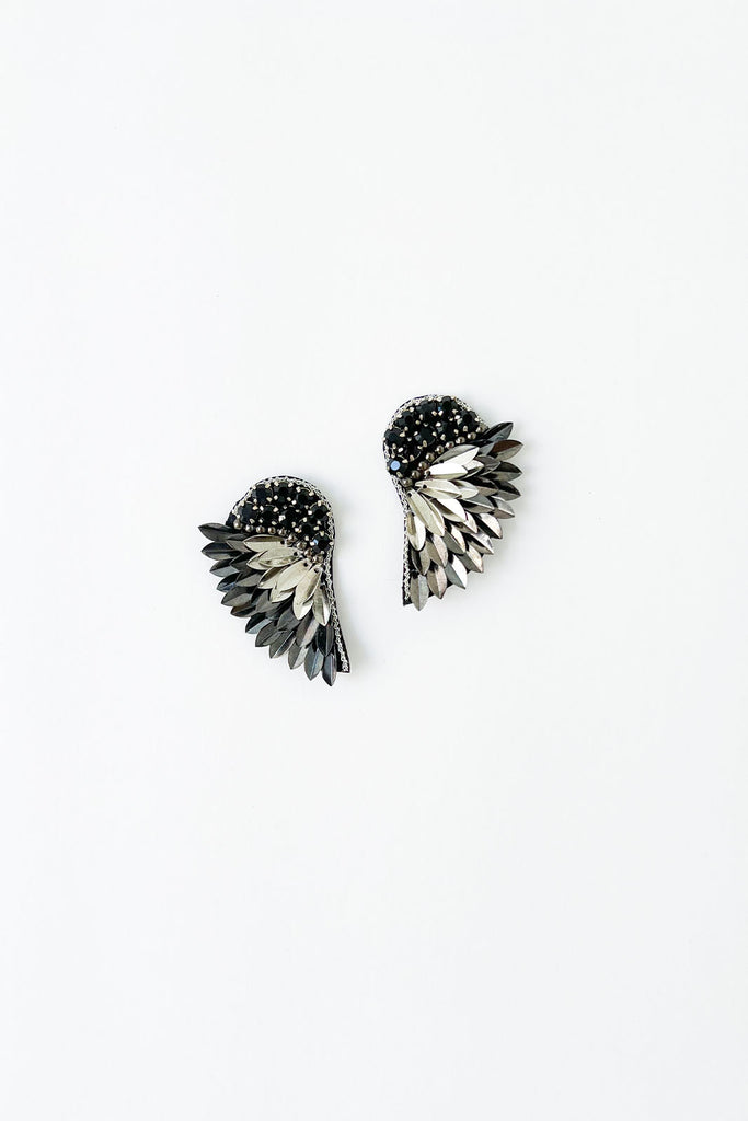 Ensley Beaded Wing Earring - fab'rik