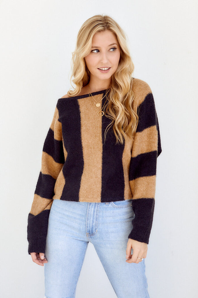 Olisa Stripe Sweater - fab'rik