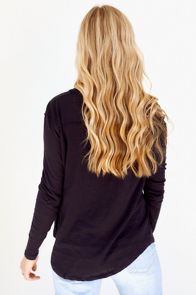 SALE - Kepler Long Sleeve Pocket Tee - fab'rik