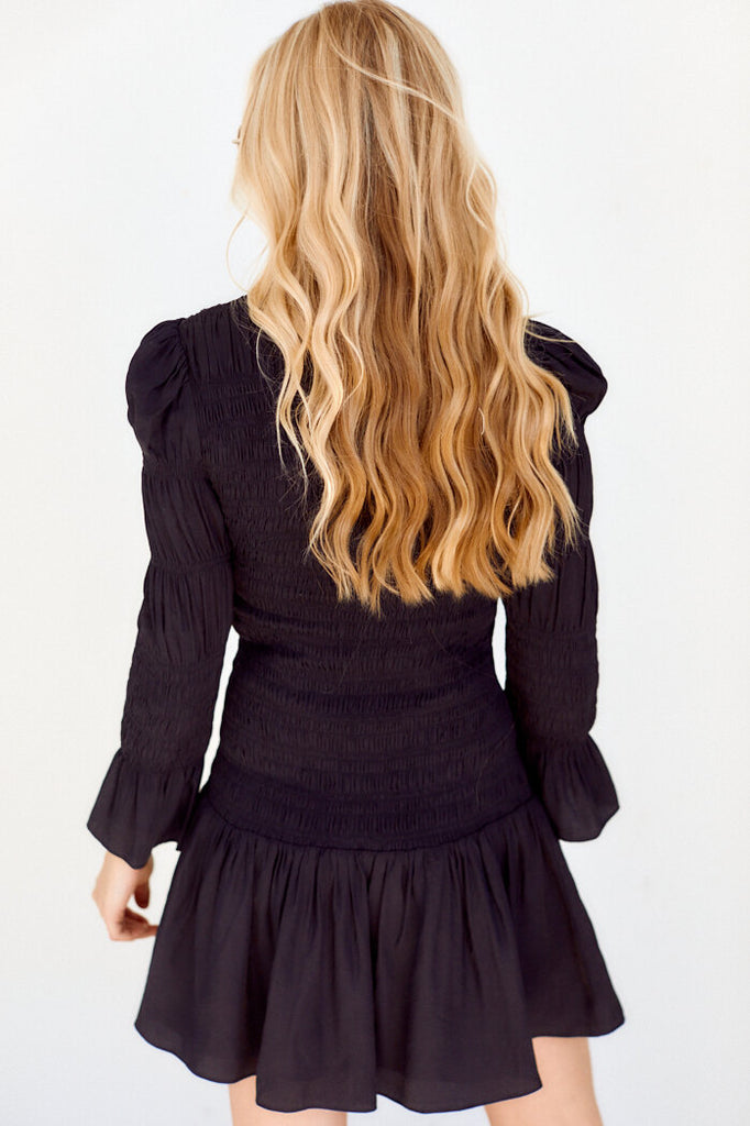 SALE - Gretchen Smocked Mini Dress - fab'rik