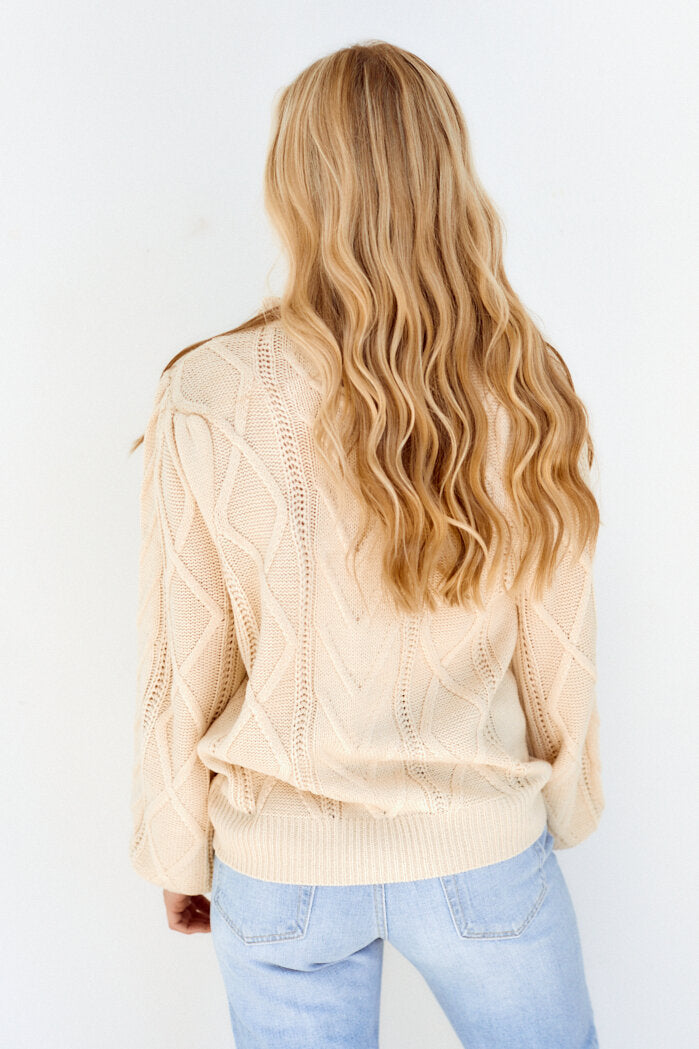 SALE - Saige Pom Detail Sweater - fab'rik