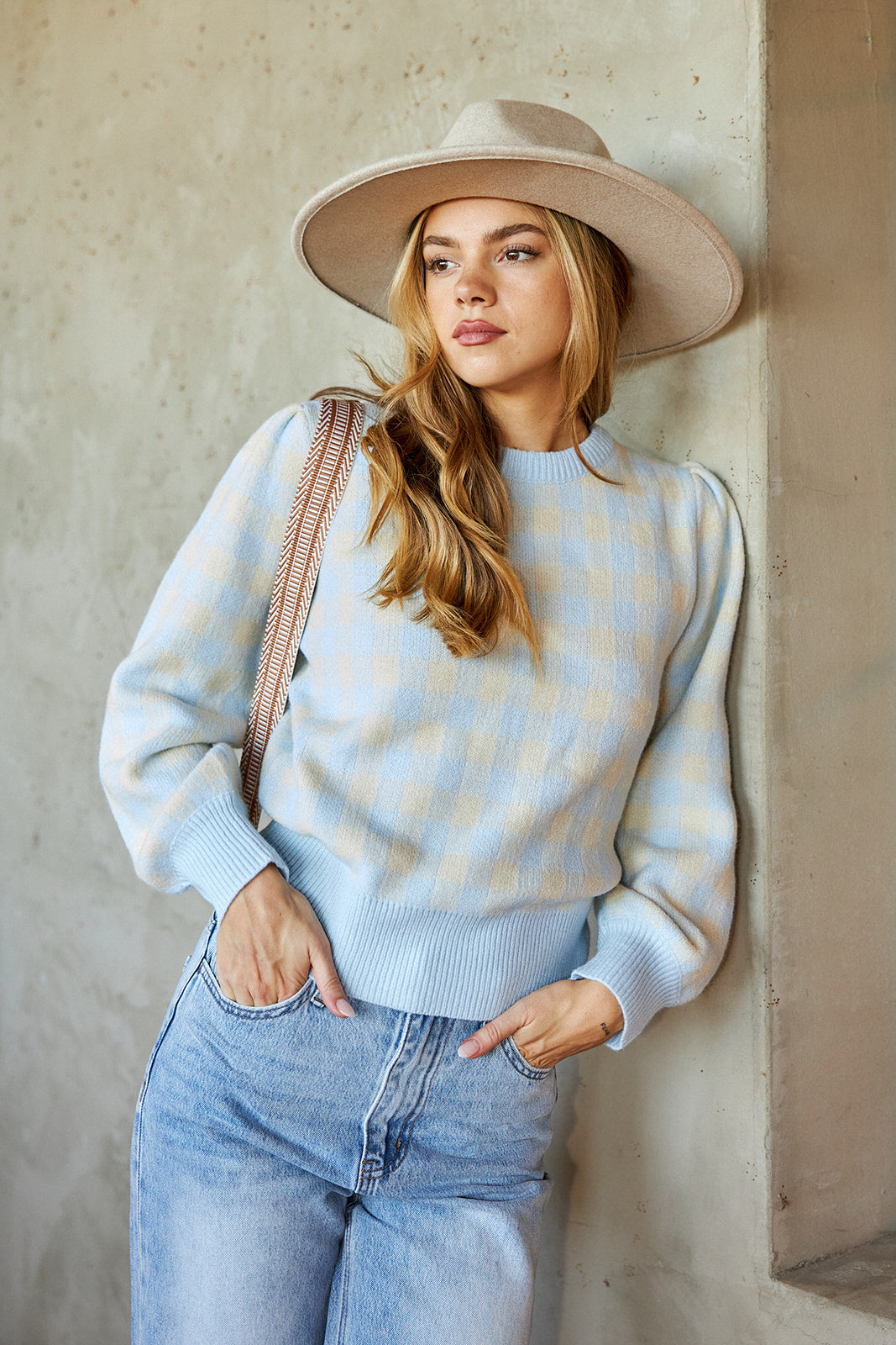SALE - Crue Plaid Sweater - fab'rik