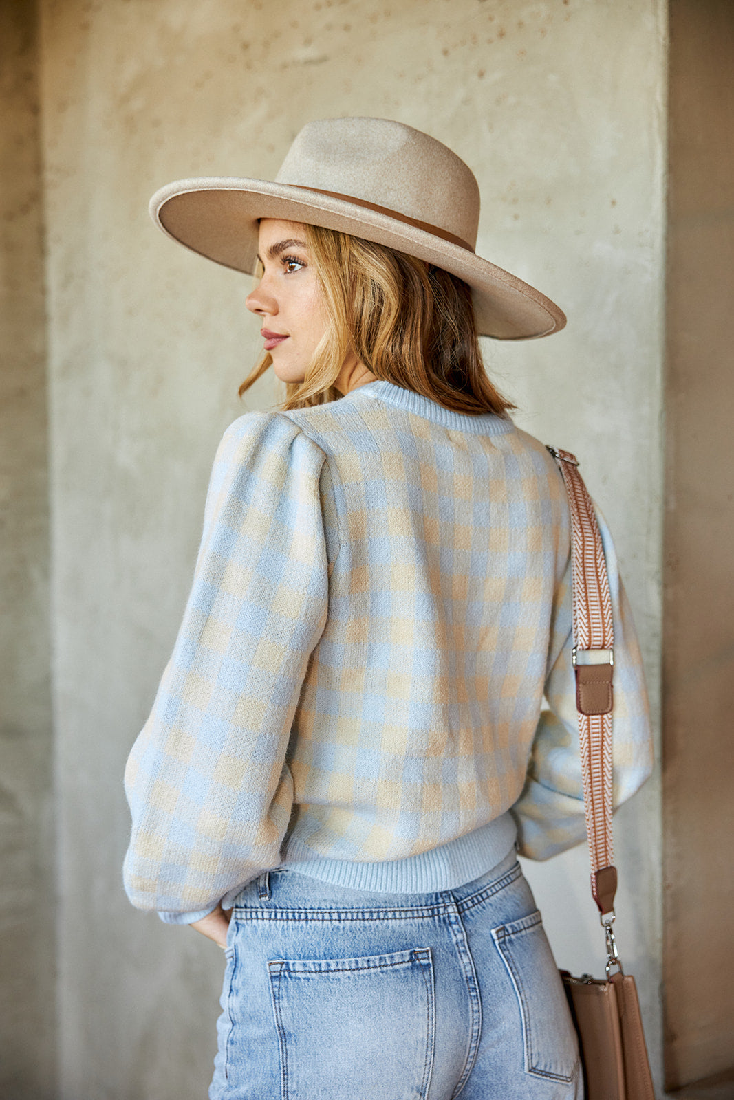 SALE - Crue Plaid Sweater - fab'rik