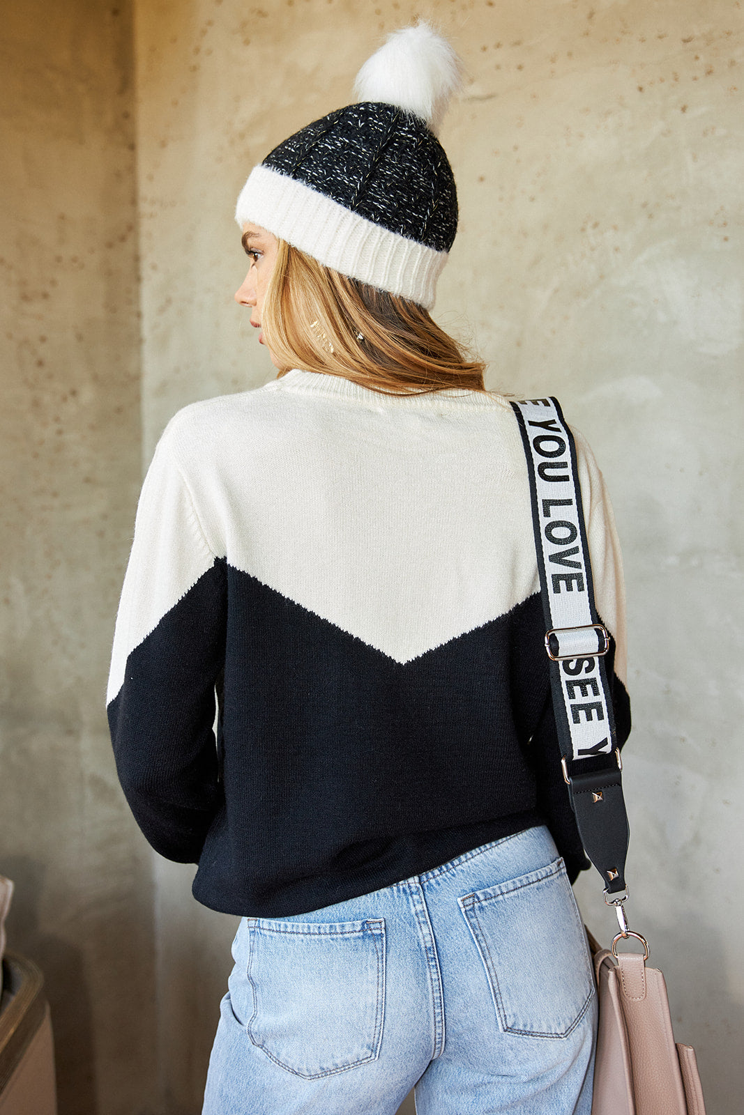 SALE - Taylon Colorblock Sweater - fab'rik