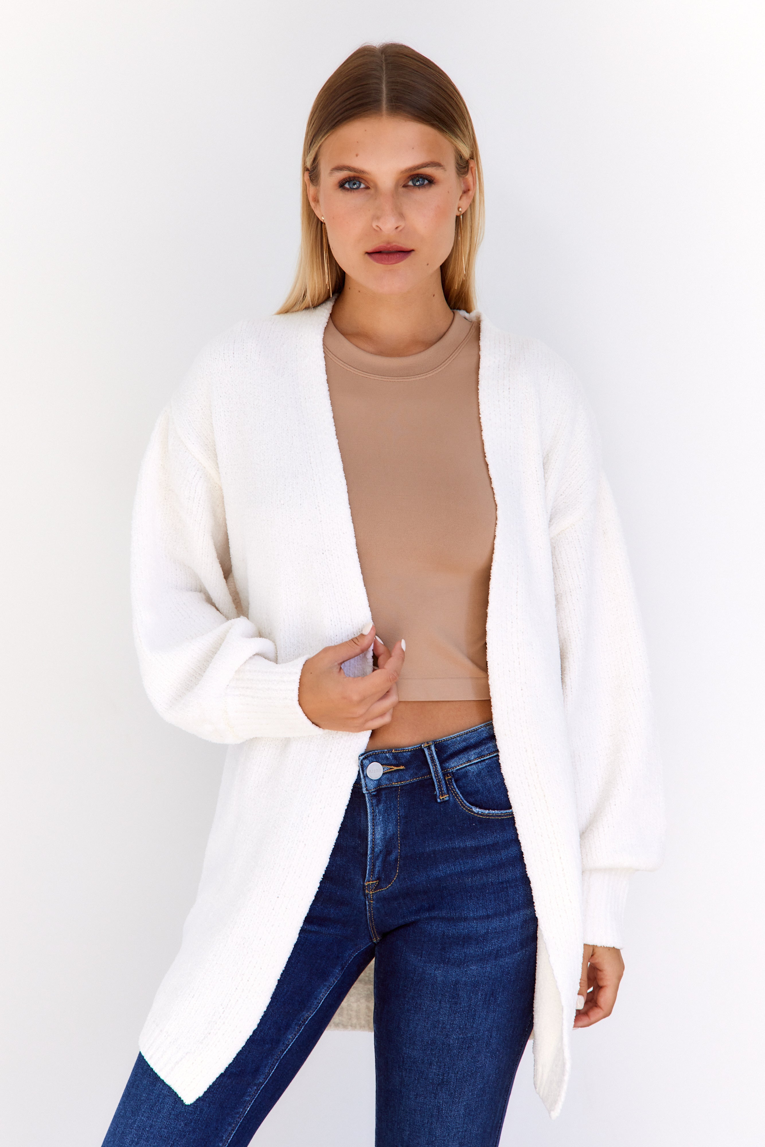 Sybelle Chenille Knit Cardigan - fab'rik