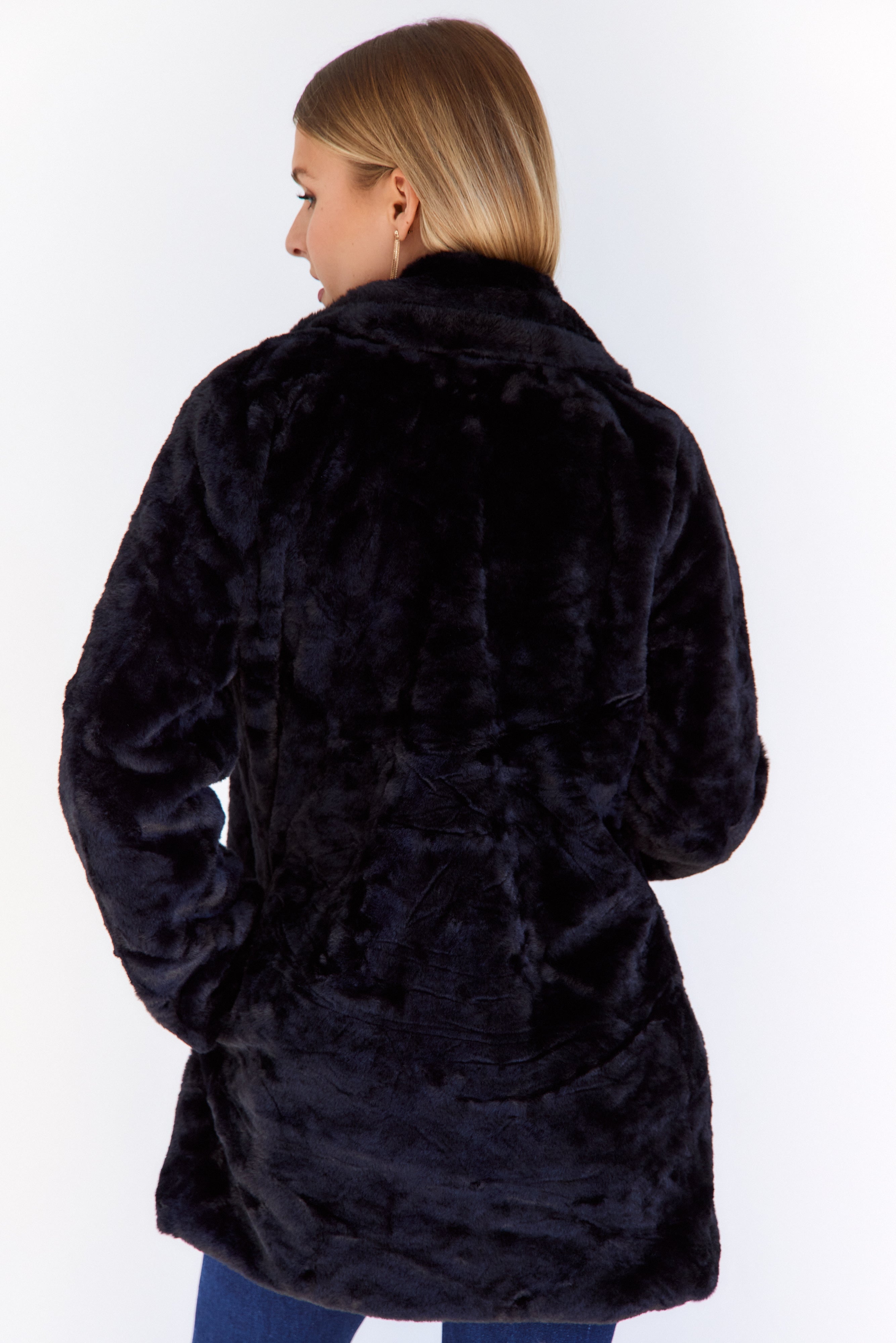 Cierra Long Faux Fur Coat - fab'rik