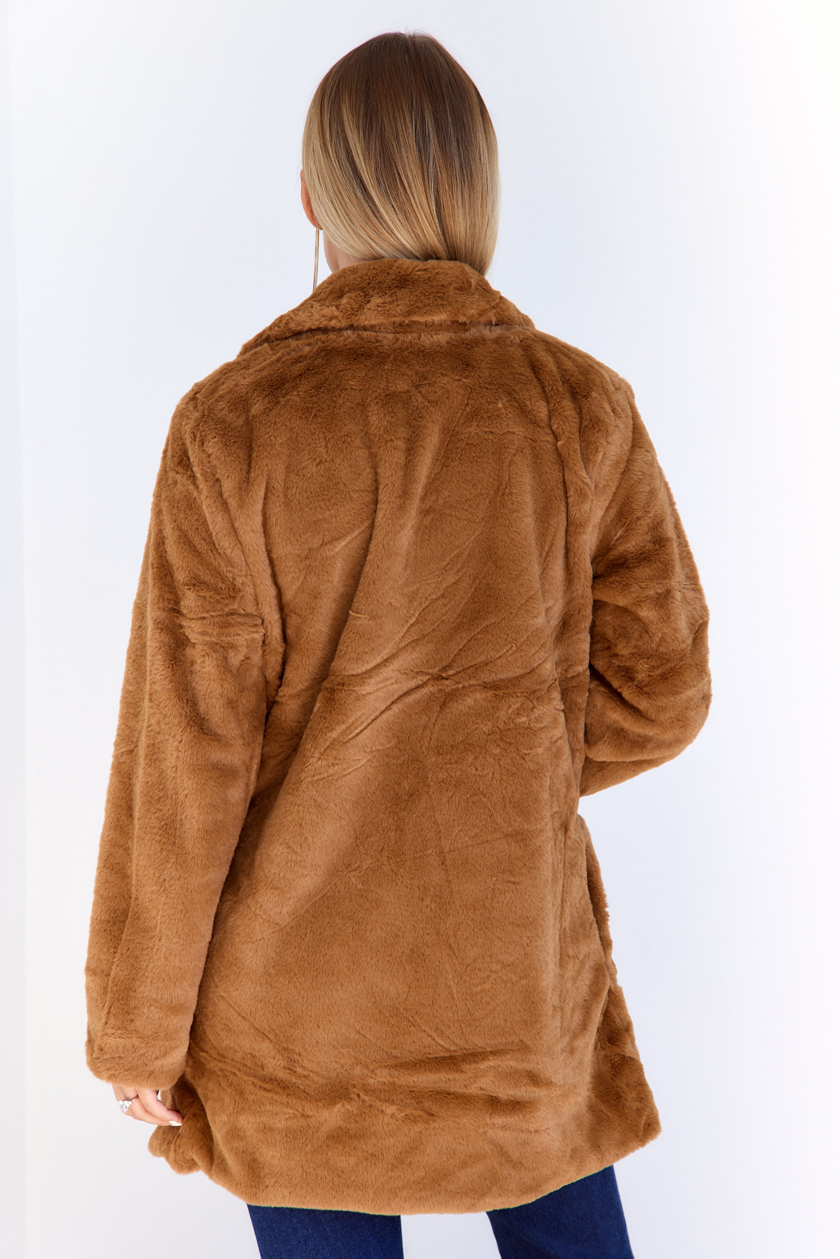 Cierra Long Faux Fur Coat - fab'rik
