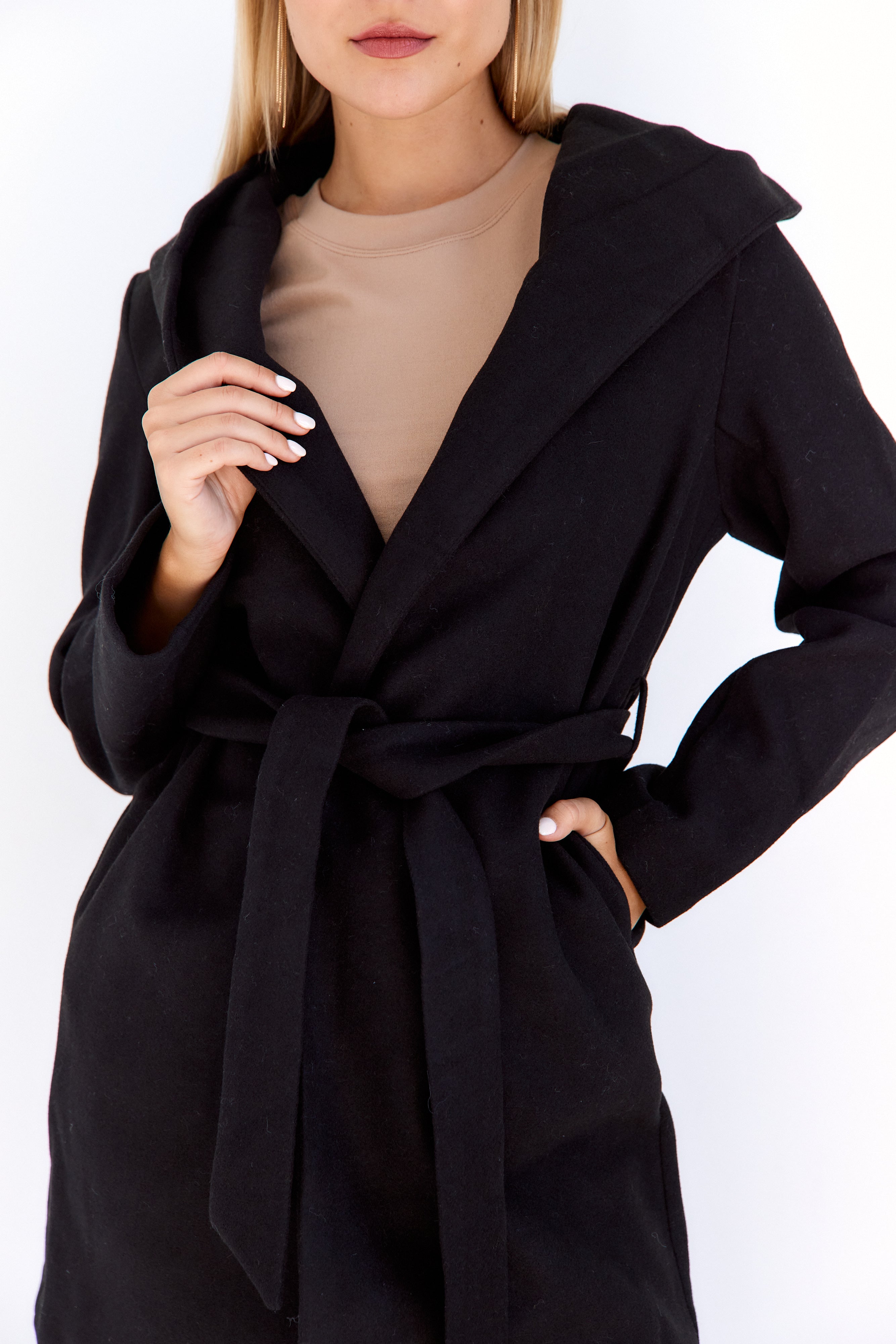 Kya Wool Wrap Jacket - fab'rik