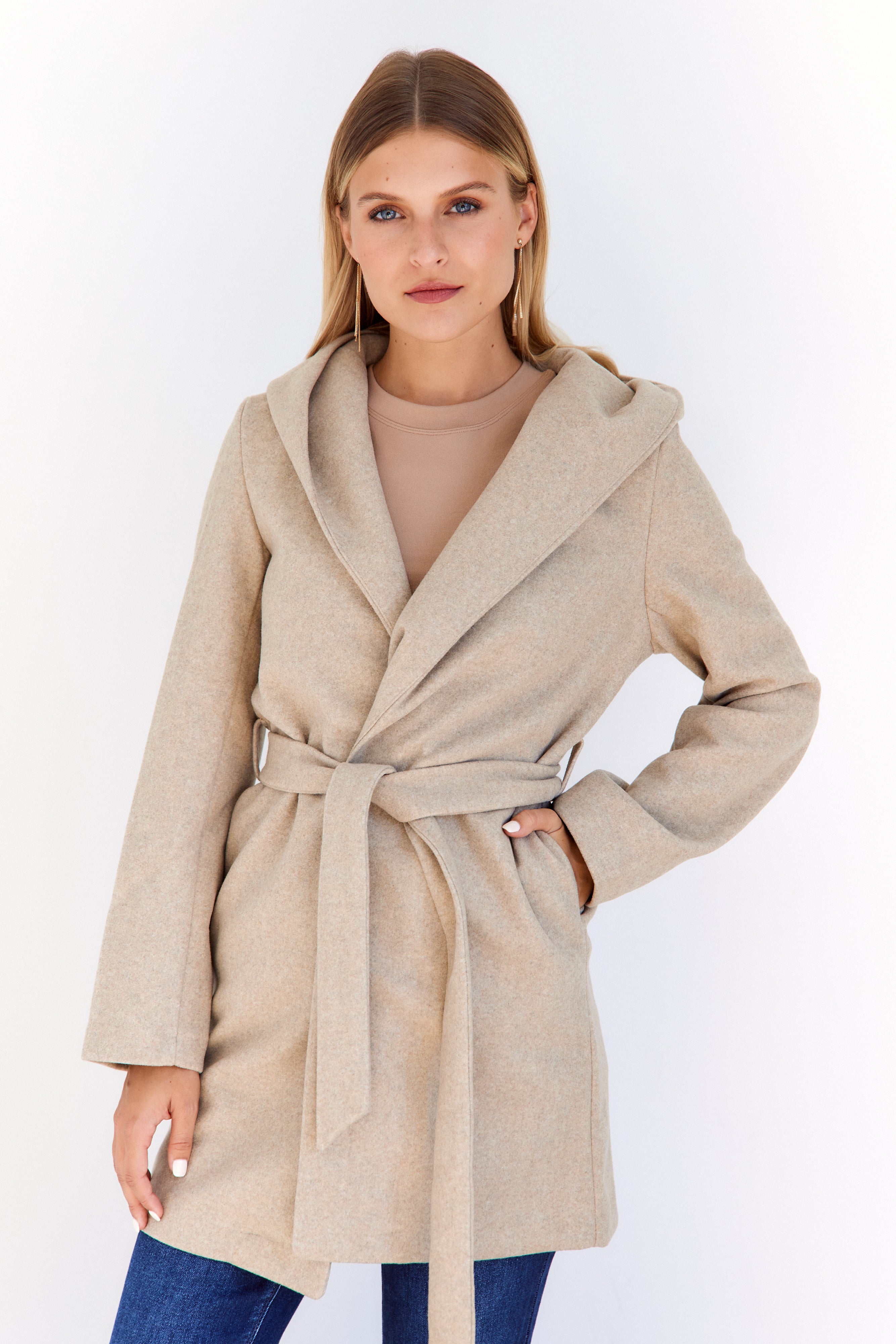 Kya Wool Wrap Jacket - fab'rik