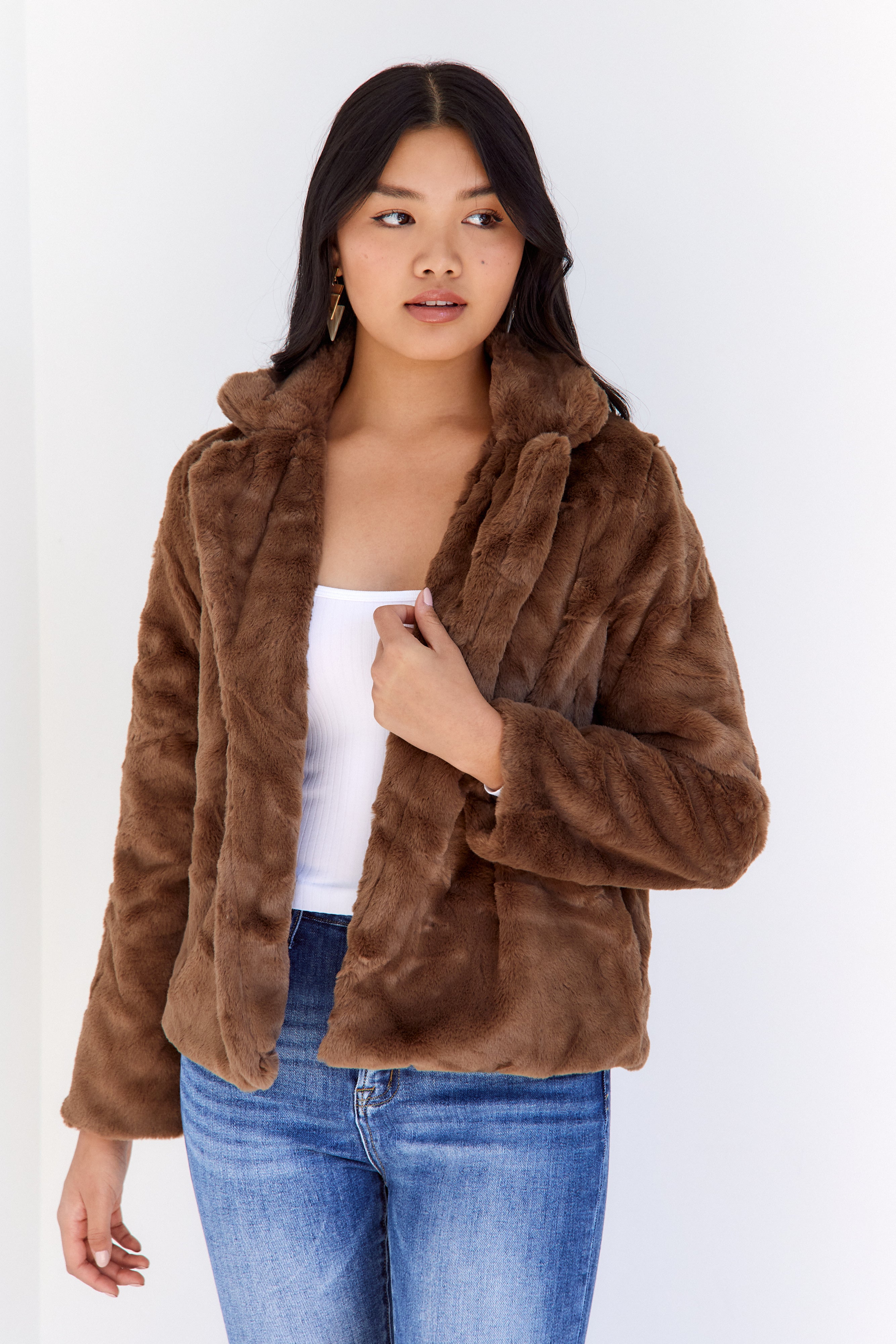 Yemi Faux Fur Jacket - fab'rik