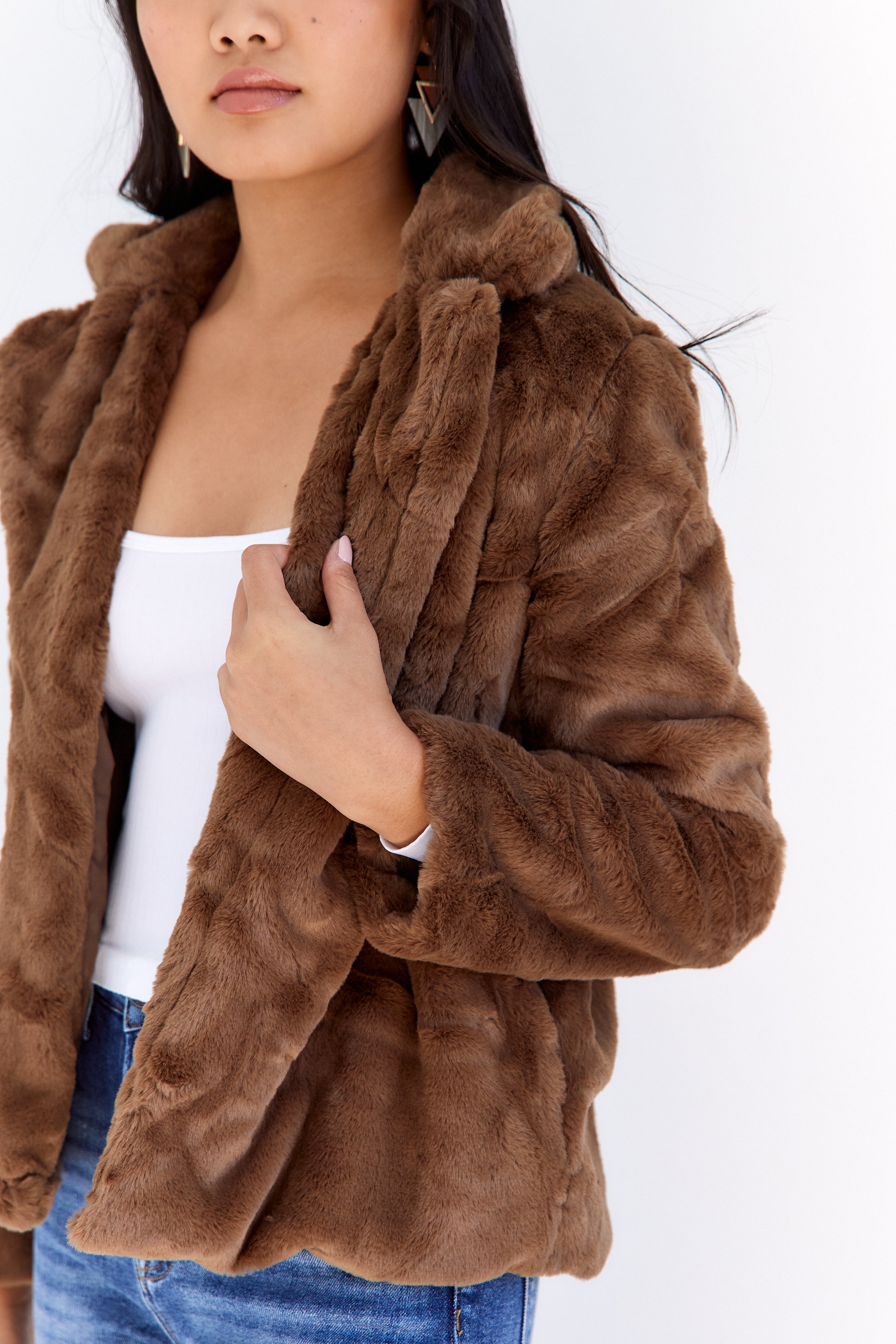 Yemi Faux Fur Jacket - fab'rik
