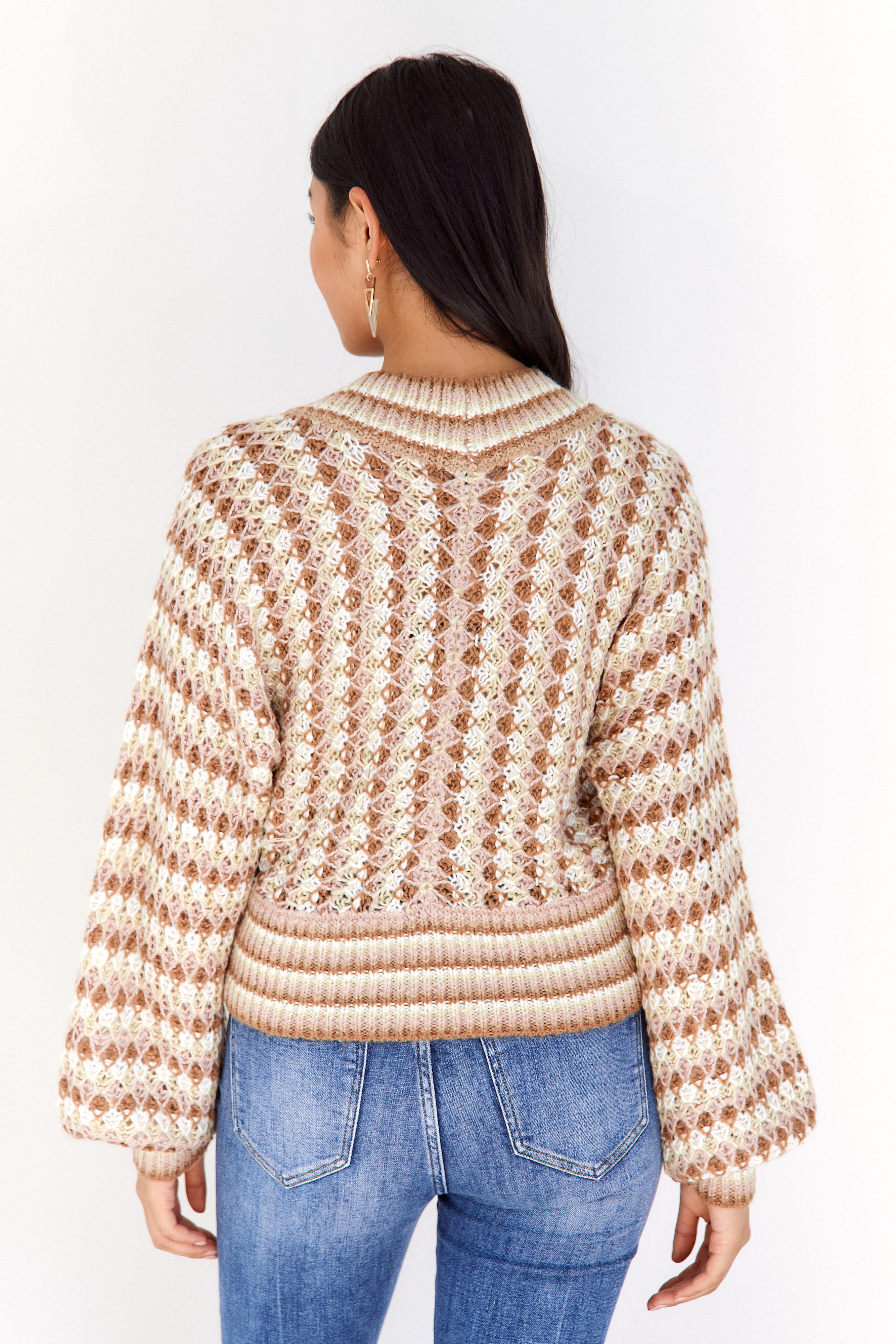 Suzanne Bubble Sleeve Cardigan - fab'rik