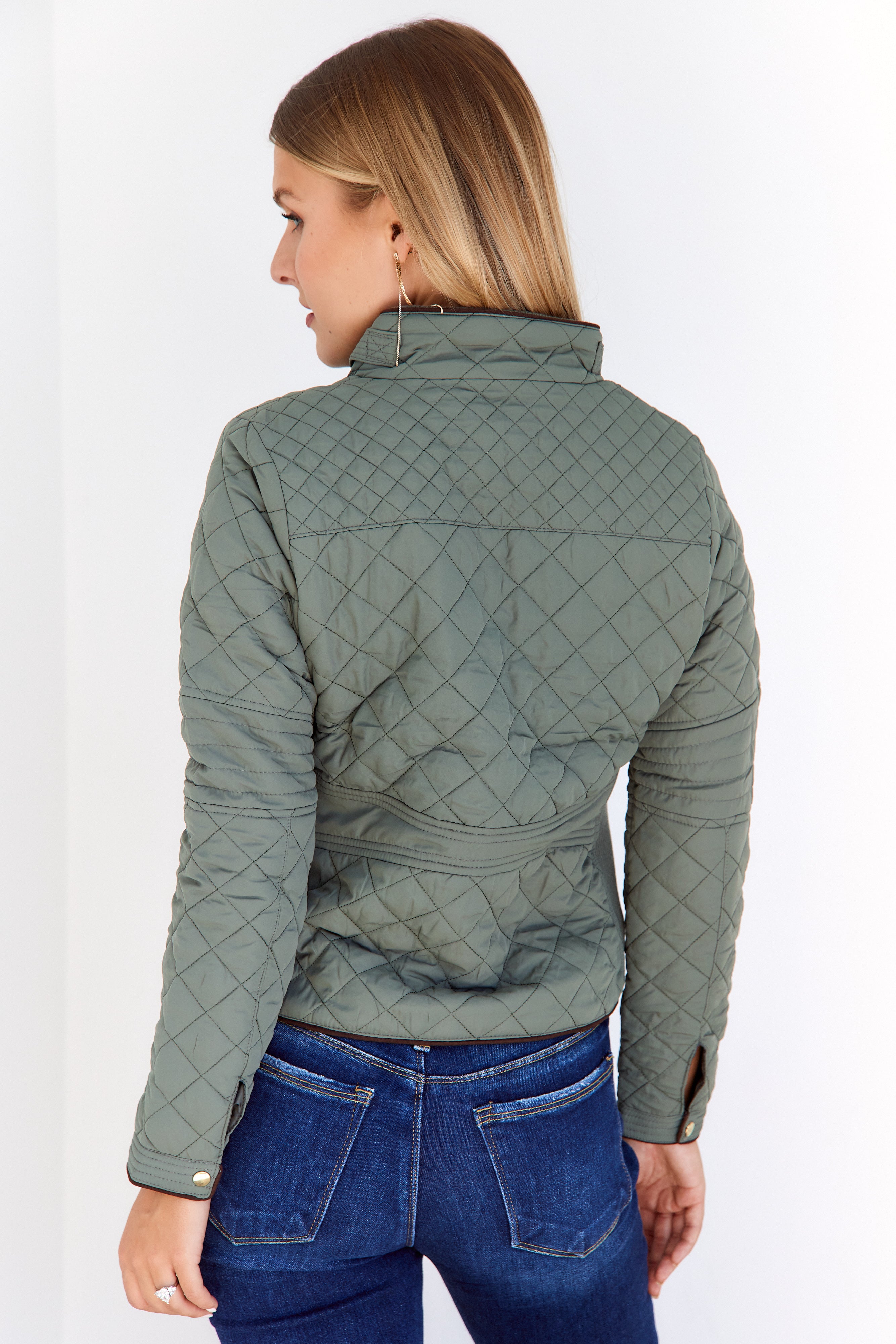 Riley Quilted Zip Jacket - fab'rik
