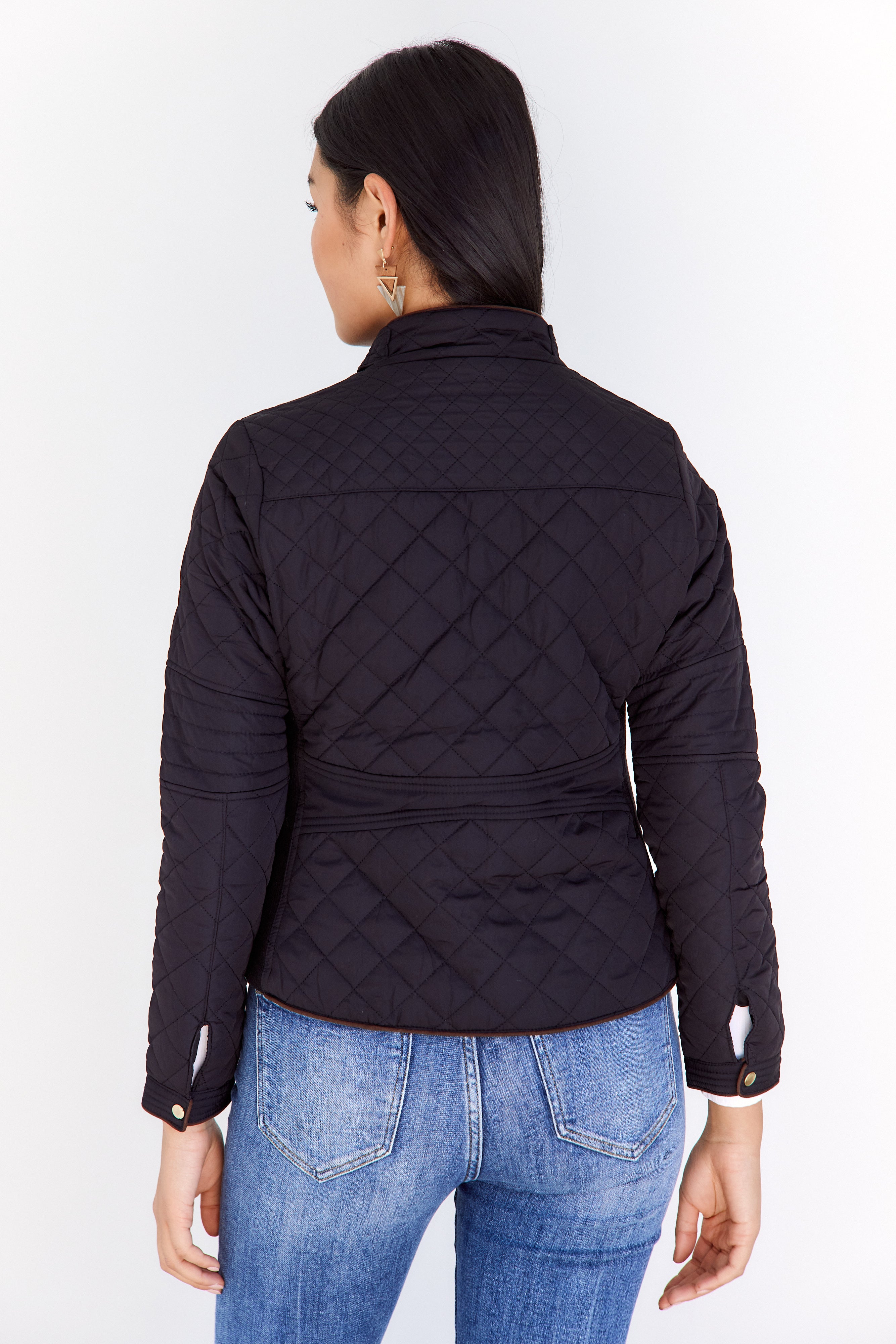 Riley Quilted Zip Jacket - fab'rik