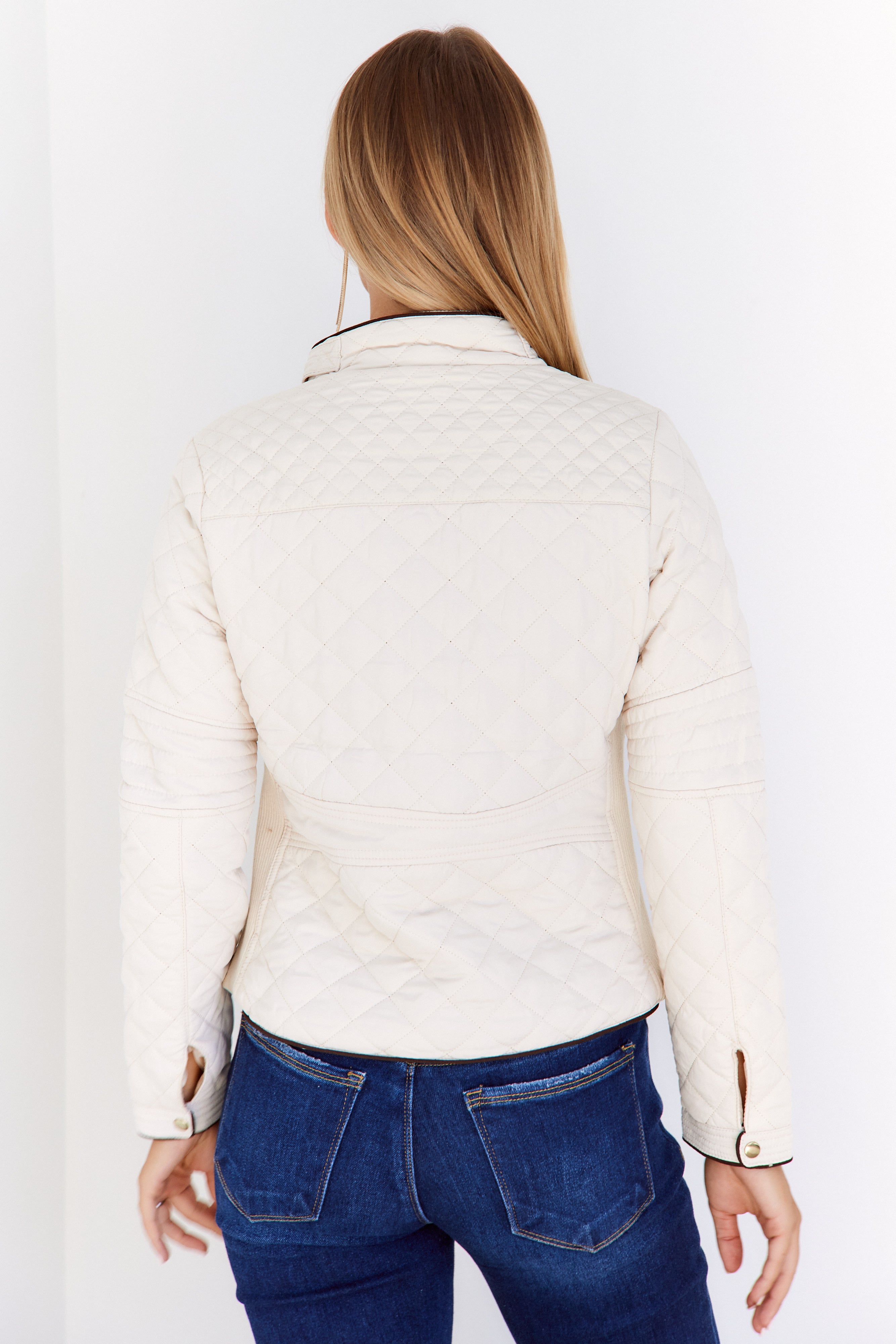 Riley Quilted Zip Jacket - fab'rik