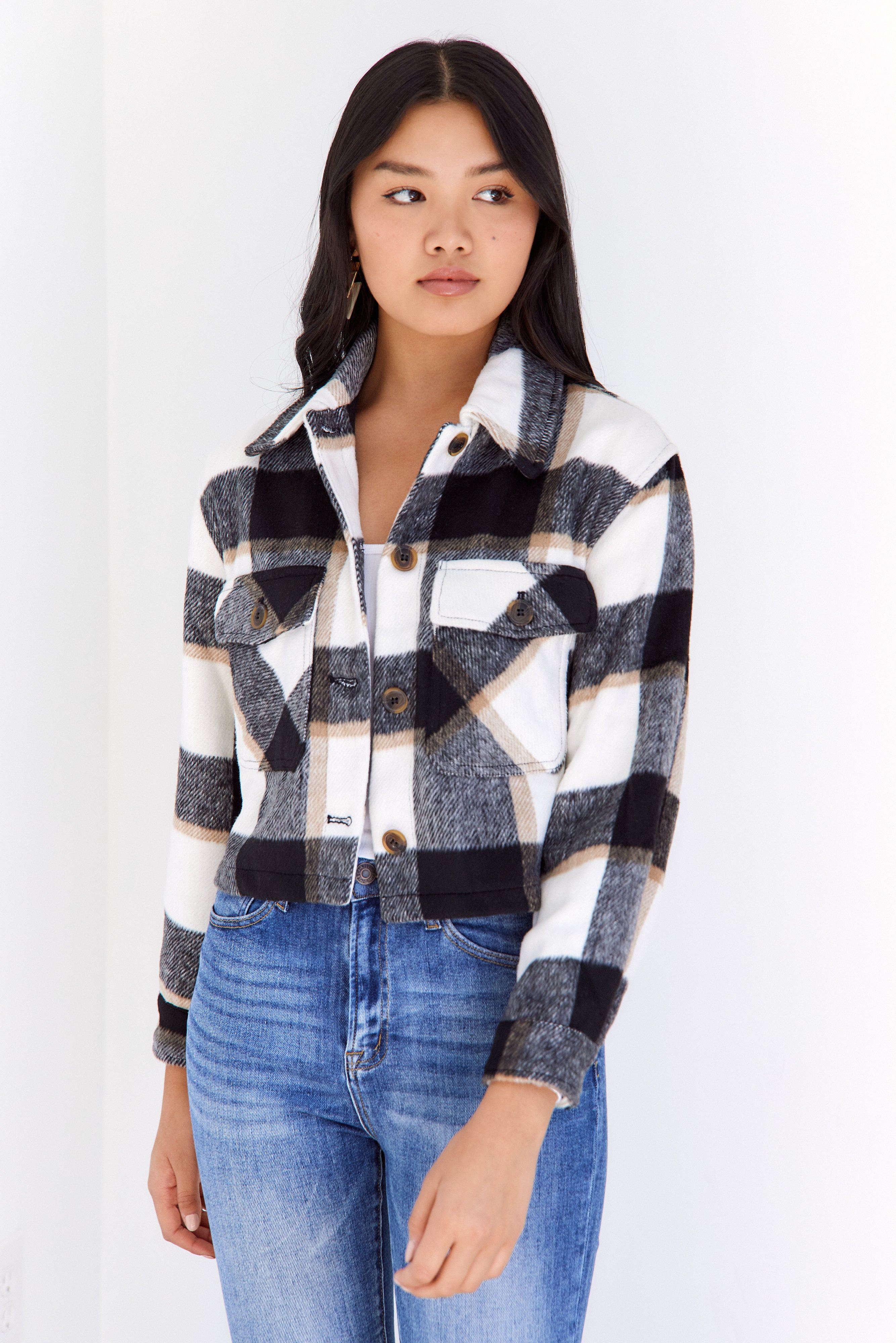 Renata Cropped Shacket - fab'rik