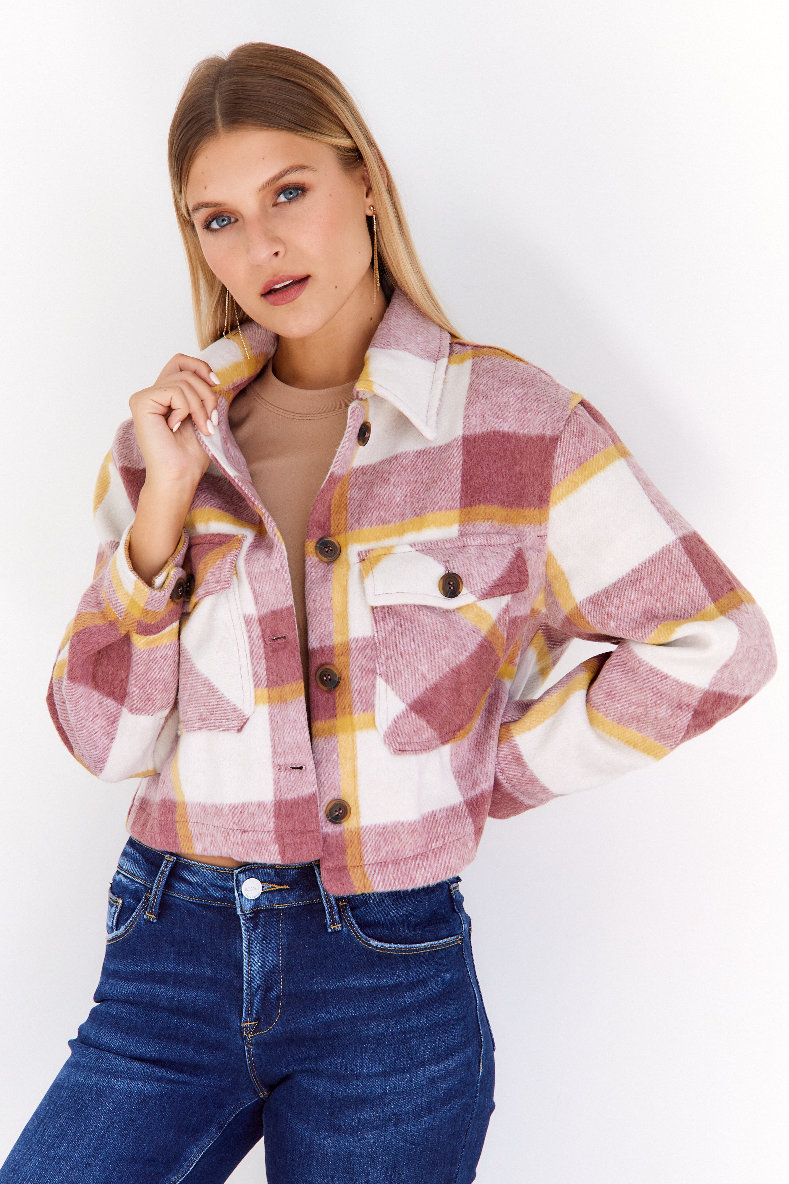 Renata Cropped Shacket - fab'rik