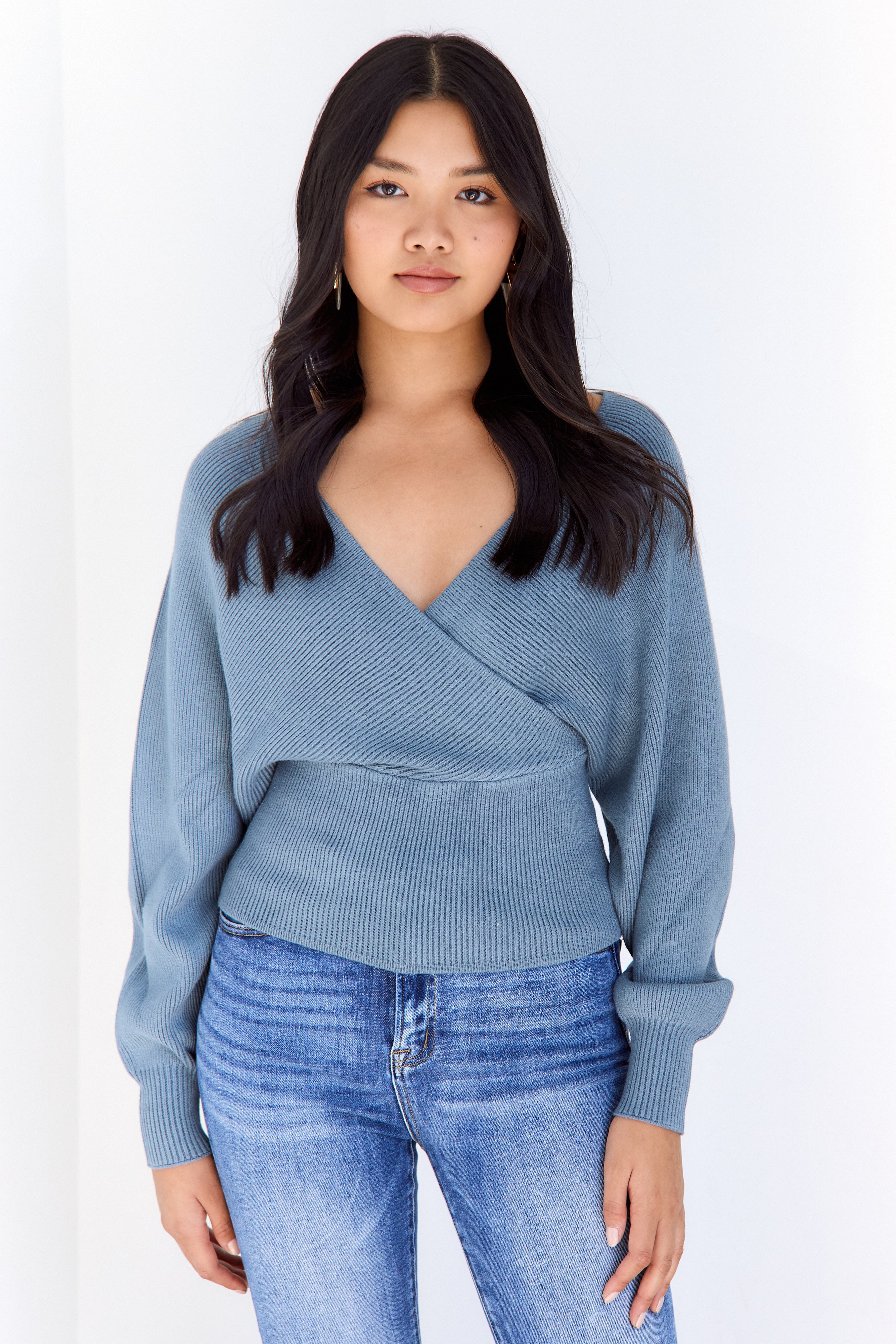 Vonceil Wrap Sweater - fab'rik