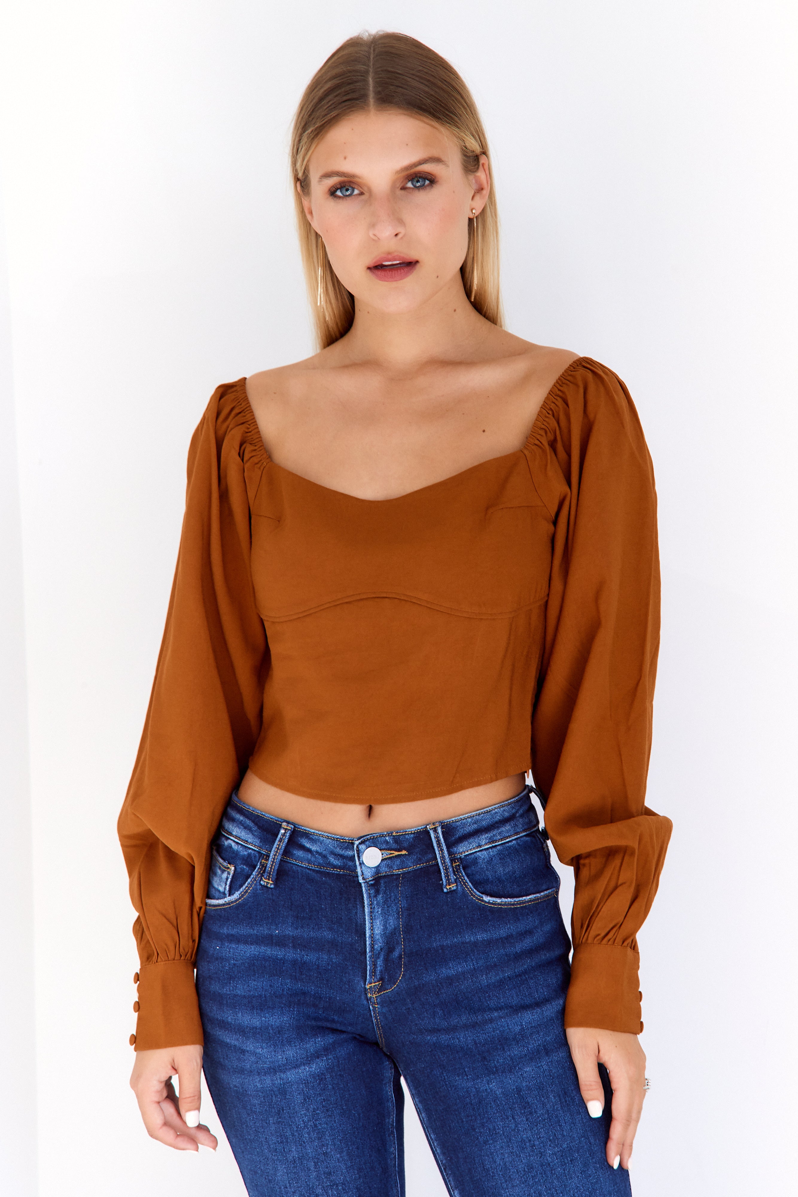 Thea Corset Style Blouse - fab'rik