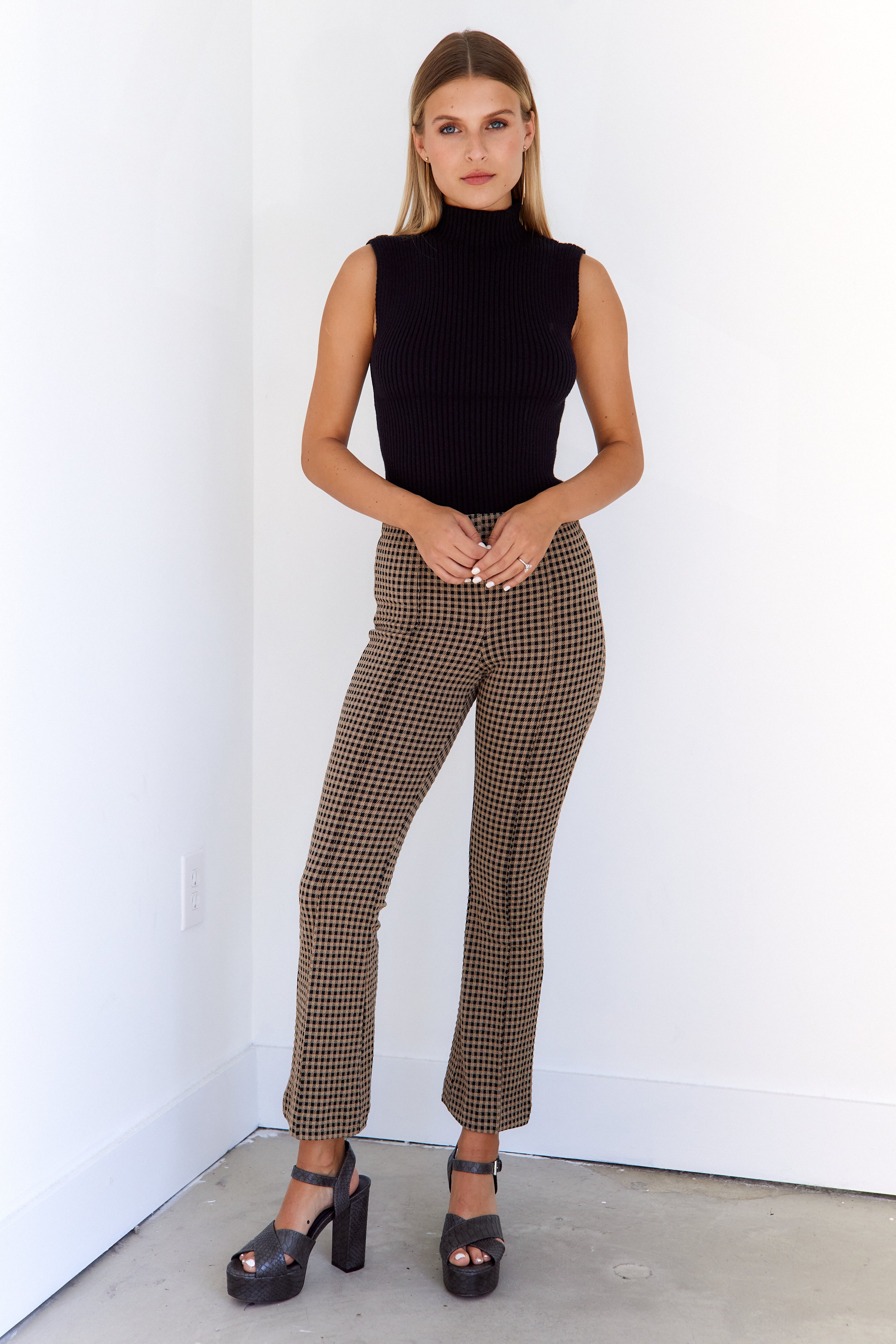 Aveline Checkered Pants - fab'rik