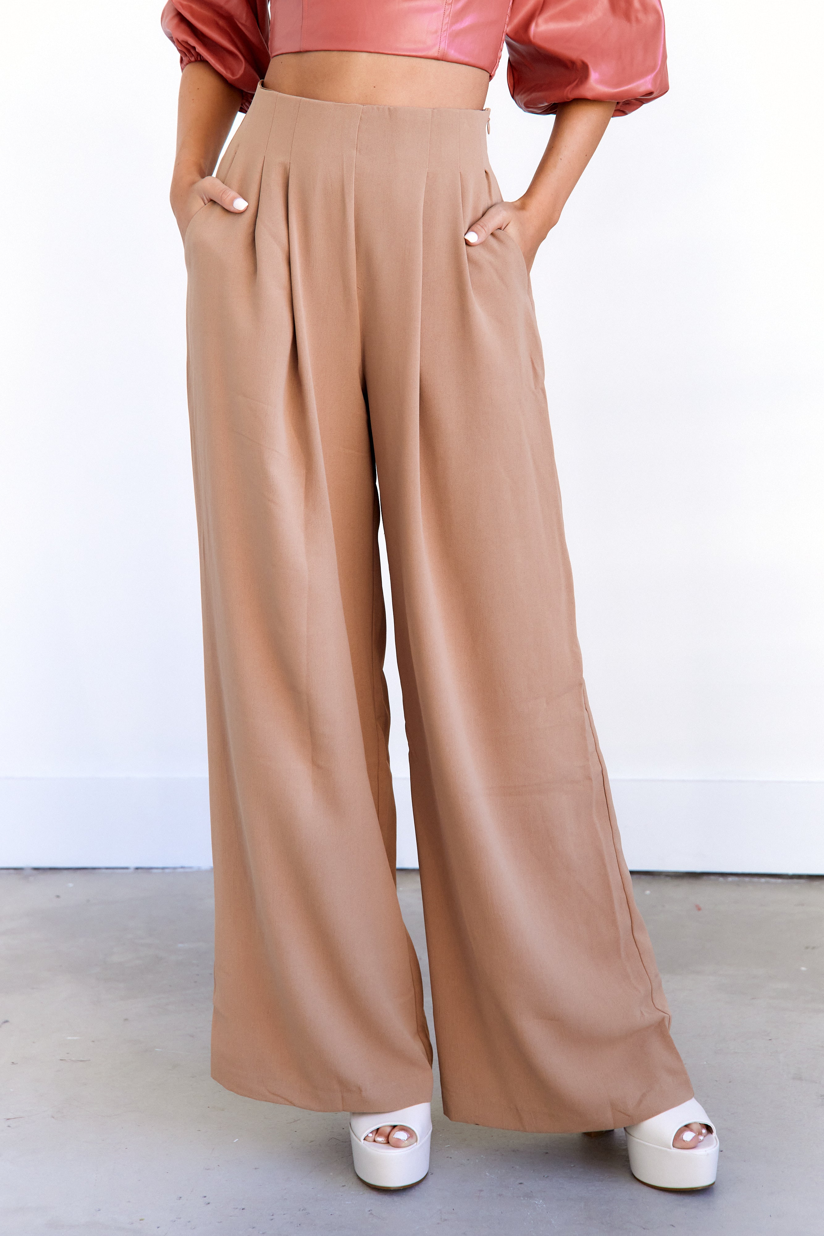 Luna High Rise Wide Leg Pants - fab'rik