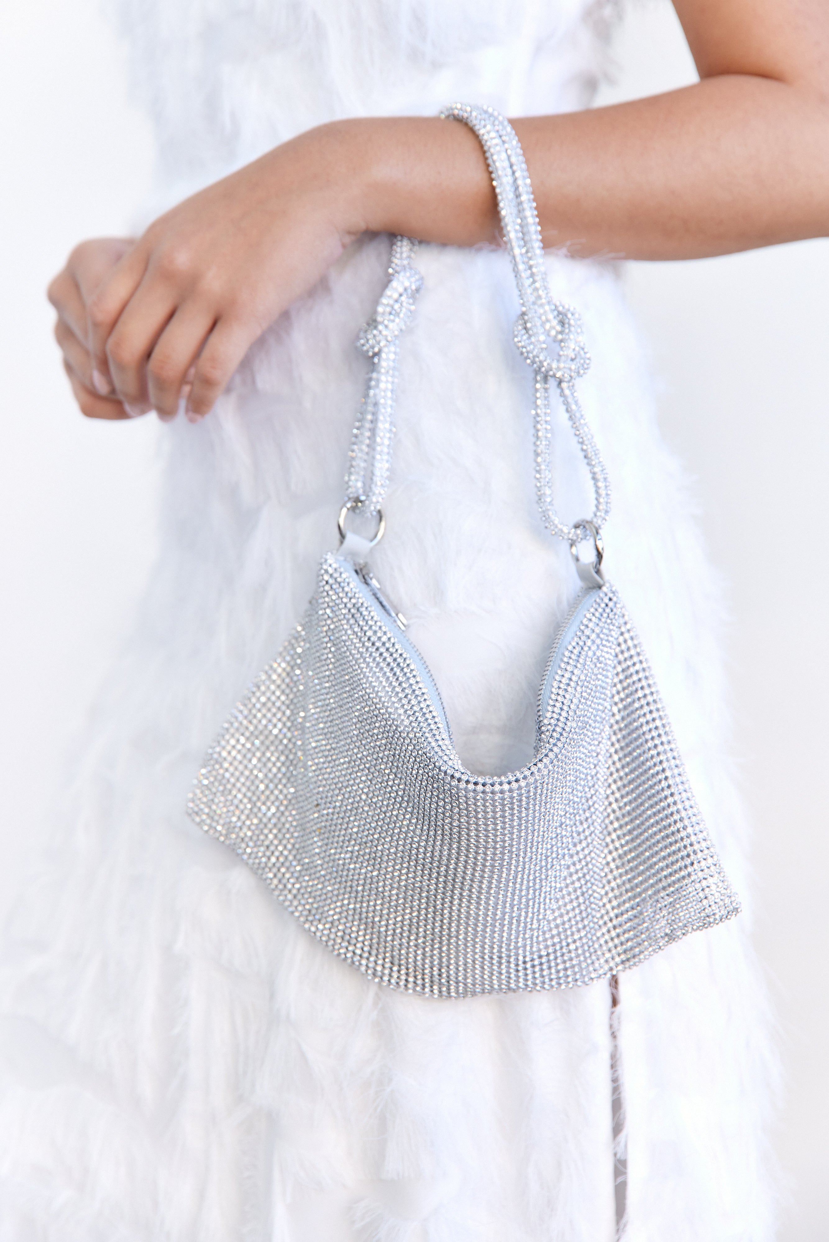 Ari Shimmer Chain Shoulder Bag - fab'rik