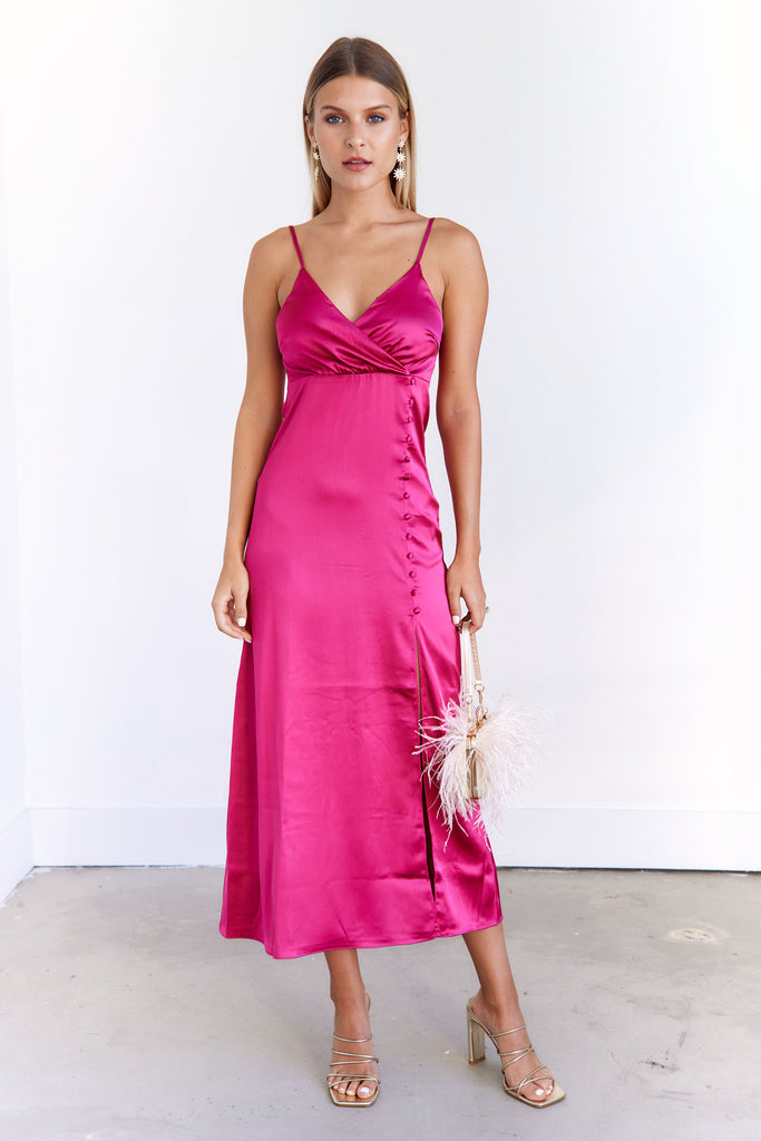 PREORDER - Delilah Slip Midi Dress - fab'rik
