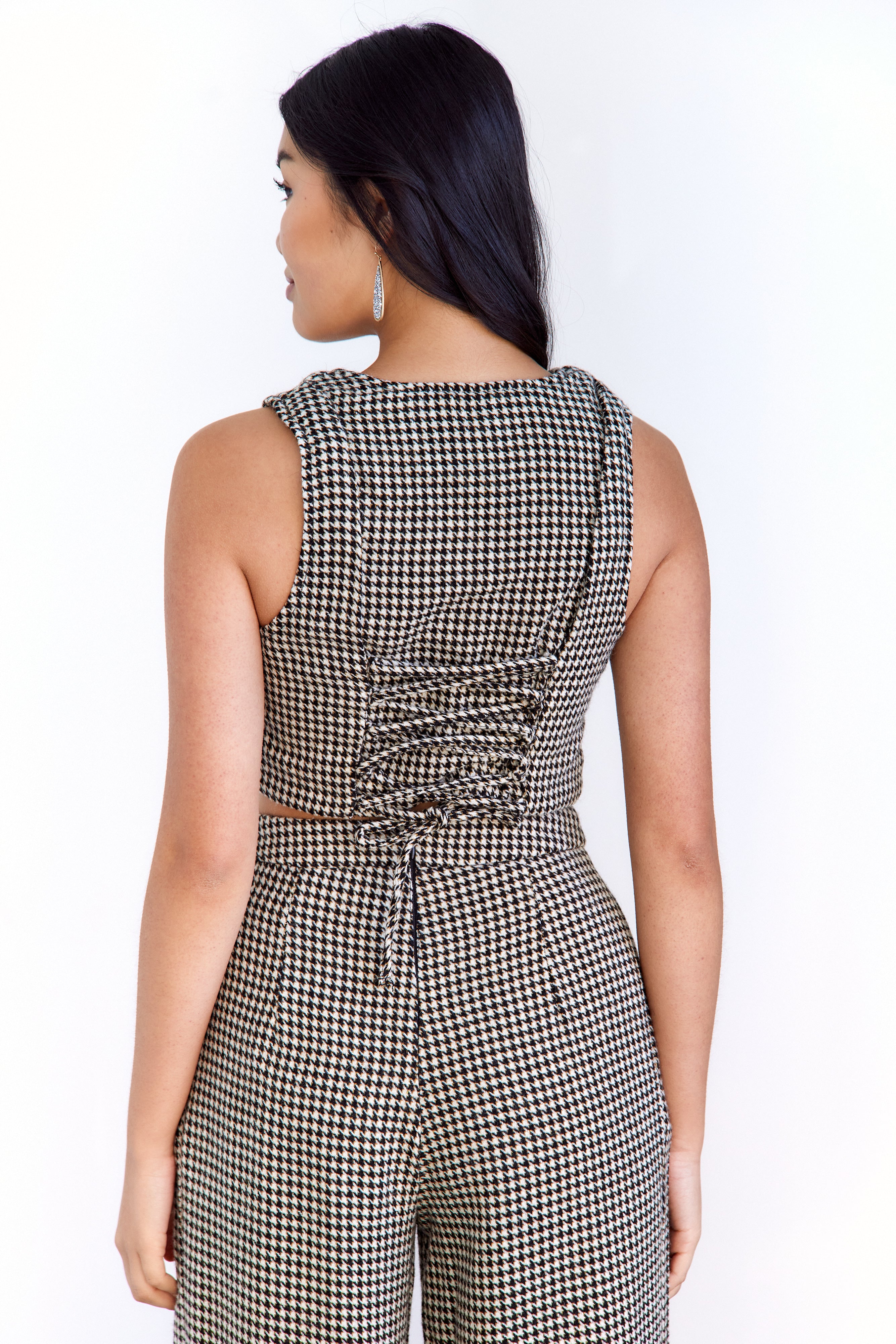 Juni Houndstooth Vest - fab'rik
